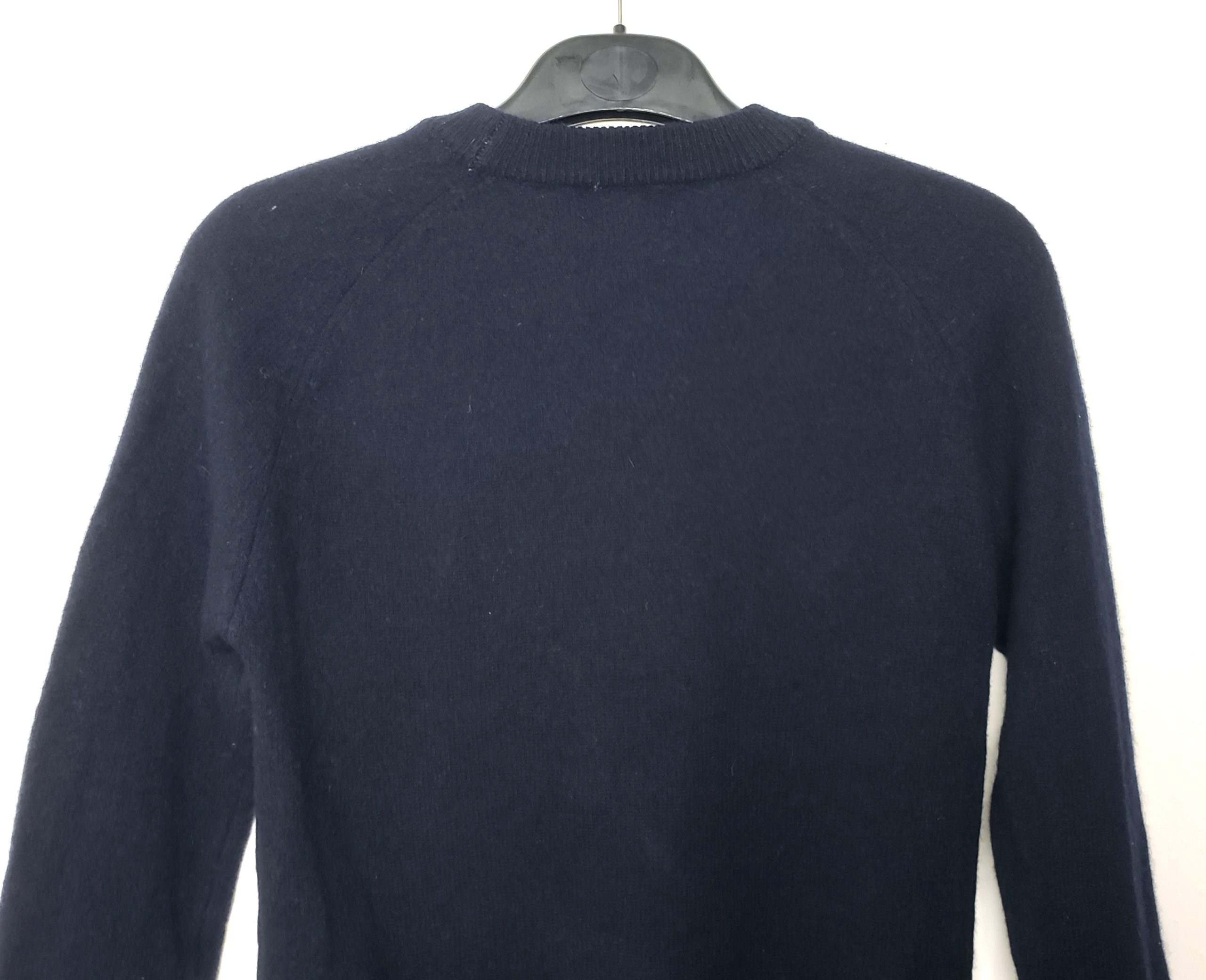 Чоловічий шерстяний светр Lincoln темно-синій - класичний стиль для офісу та повсякдення 4 Чоловічий шерстяний светр Lincoln темно-синій - класичний стиль для офісу та повсякдення - Зображення 4