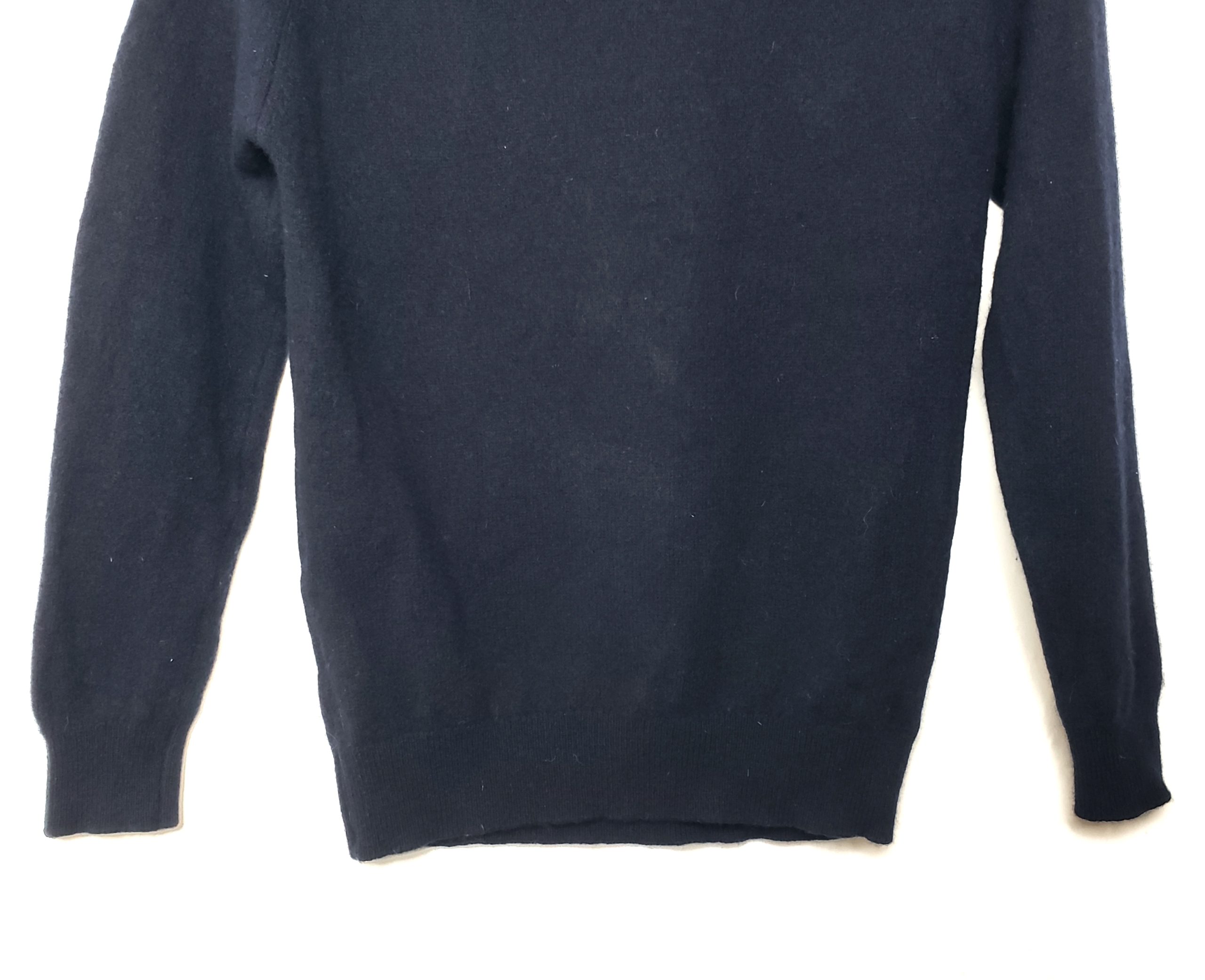 Чоловічий шерстяний светр Lincoln темно-синій - класичний стиль для офісу та повсякдення 6 Чоловічий шерстяний светр Lincoln темно-синій - класичний стиль для офісу та повсякдення - Зображення 6