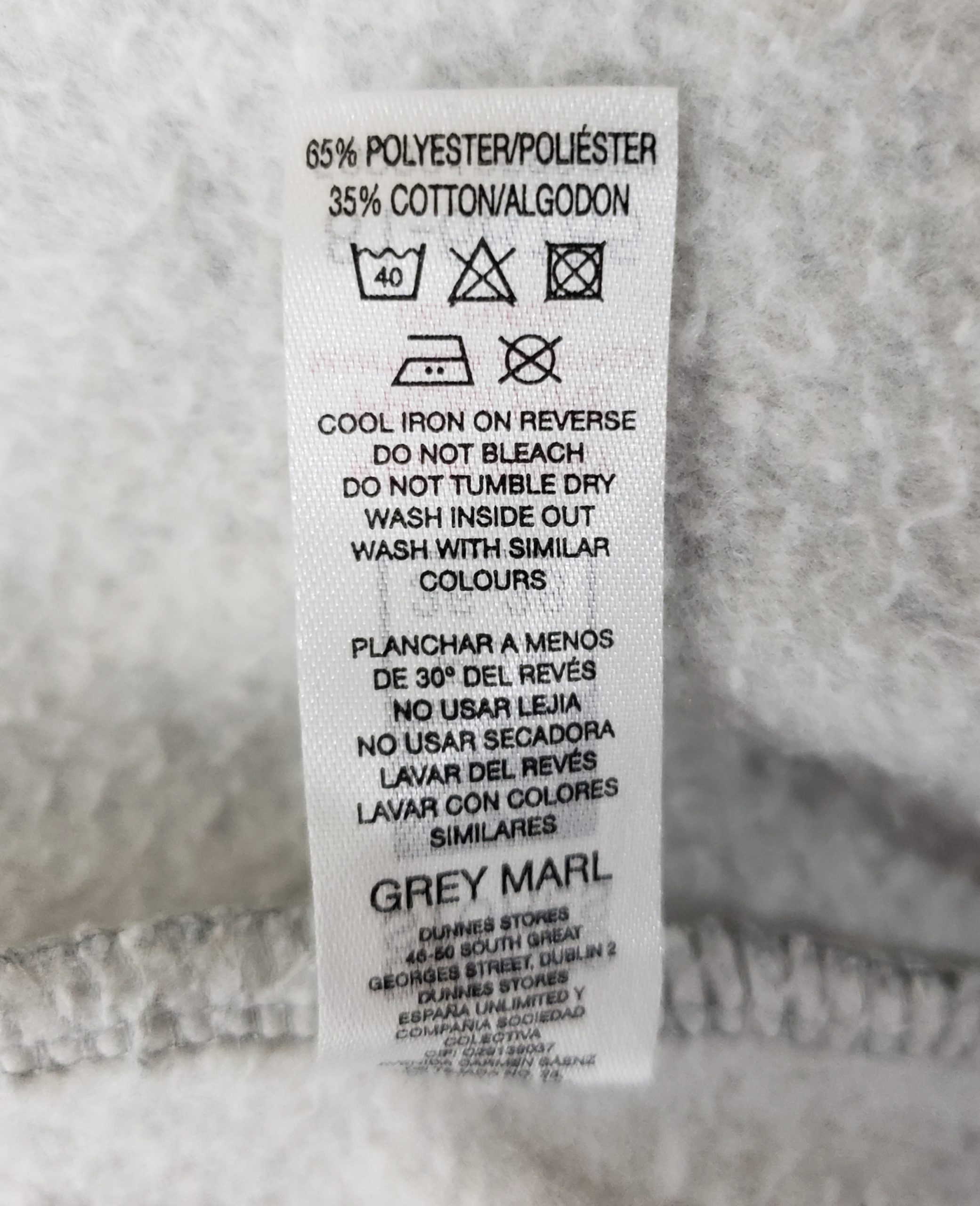 Сірий світшот з написом - вживаний одяг для повсякденного стилю та осінньо-зимового сезону 9 Сірий світшот з написом - вживаний одяг для повсякденного стилю та осінньо-зимового сезону - Зображення 9