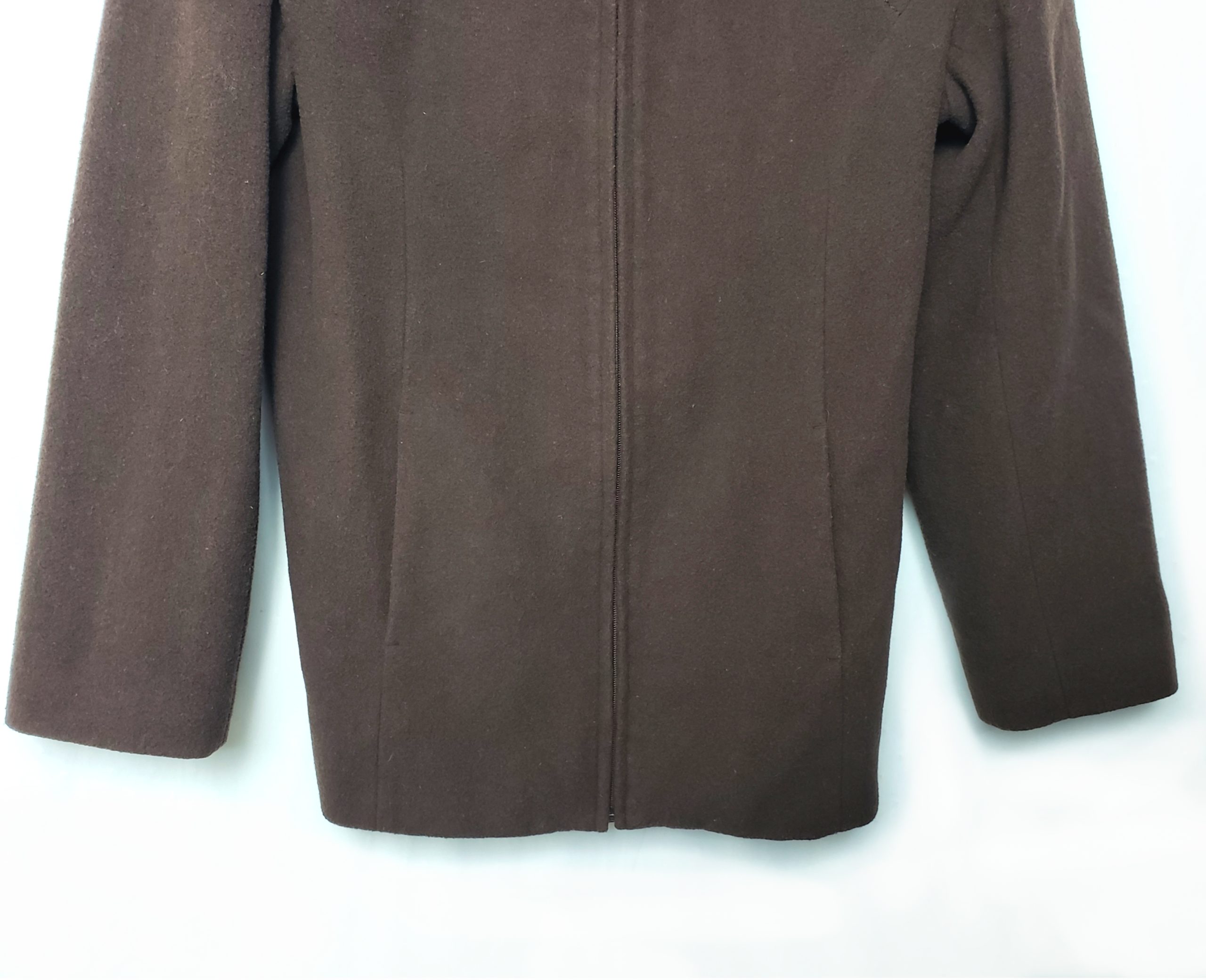 Коричнева куртка Klass Collection з шерсті - класична жіноча куртка розмір 42 8 Коричнева куртка Klass Collection з шерсті - класична жіноча куртка розмір 42 - Зображення 8