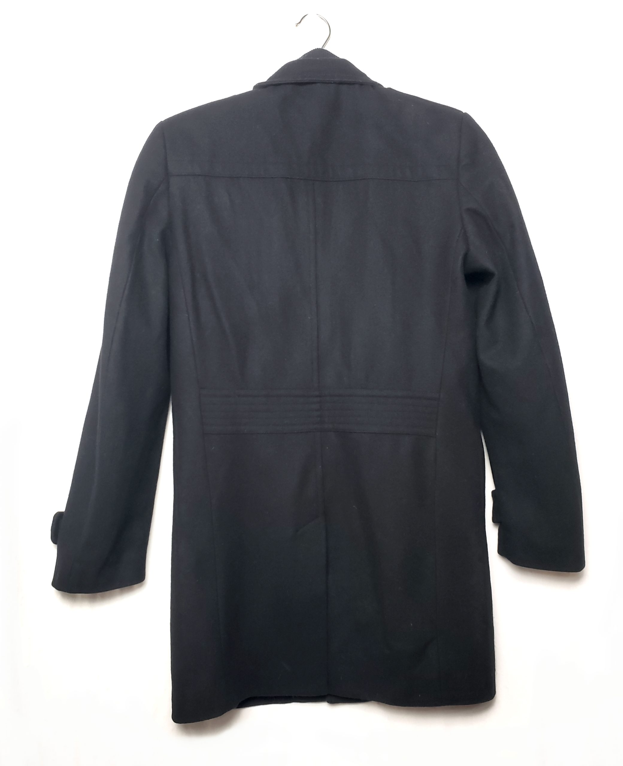 Чорне чоловіче пальто Burton London - стильний верхній одяг для офісу та повсякденного носіння 3 Чорне чоловіче пальто Burton London - стильний верхній одяг для офісу та повсякденного носіння - Зображення 3