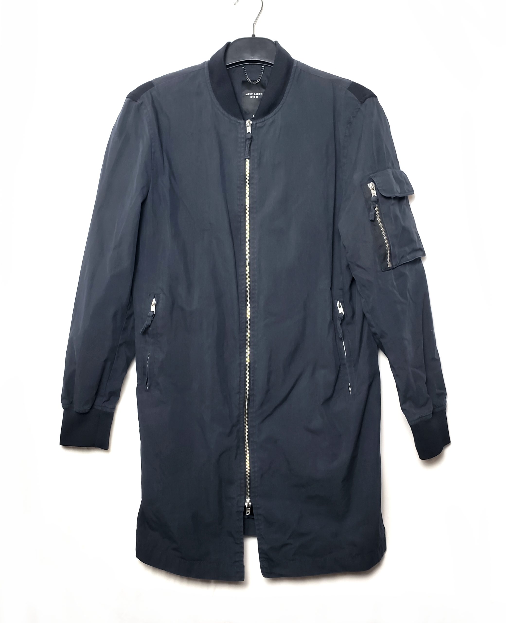 Стильний чоловічий бомбер New Look темно-синій - елегантний модний верхній одяг ідеальний стан 2 Стильний чоловічий бомбер New Look темно-синій - елегантний модний верхній одяг ідеальний стан - Зображення 2