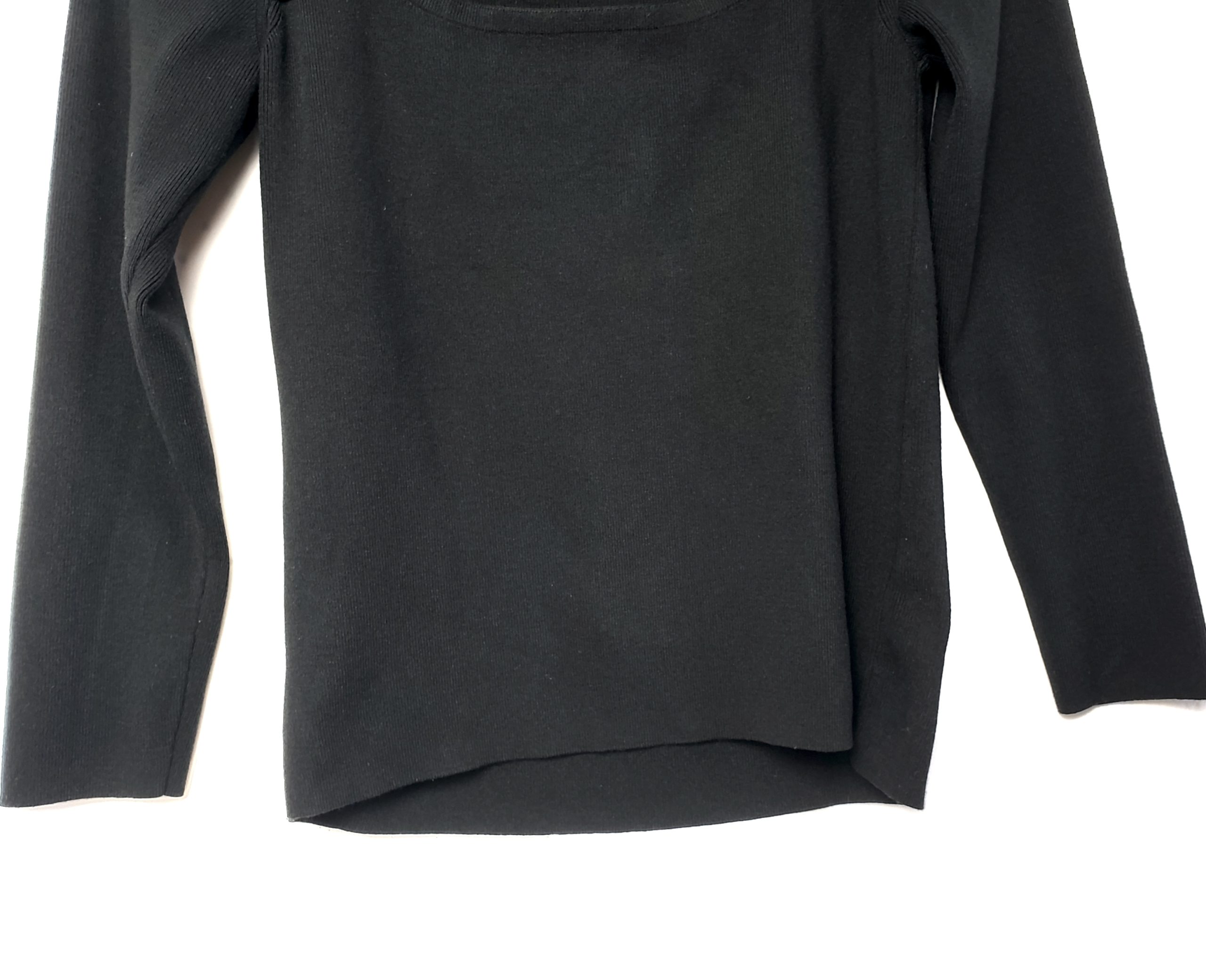 Чорна жіноча кофта ET VOUS з вирізом - елегантний светр з довгим рукавом розмір 12 7 Чорна жіноча кофта ET VOUS з вирізом - елегантний светр з довгим рукавом розмір 12 - Зображення 7