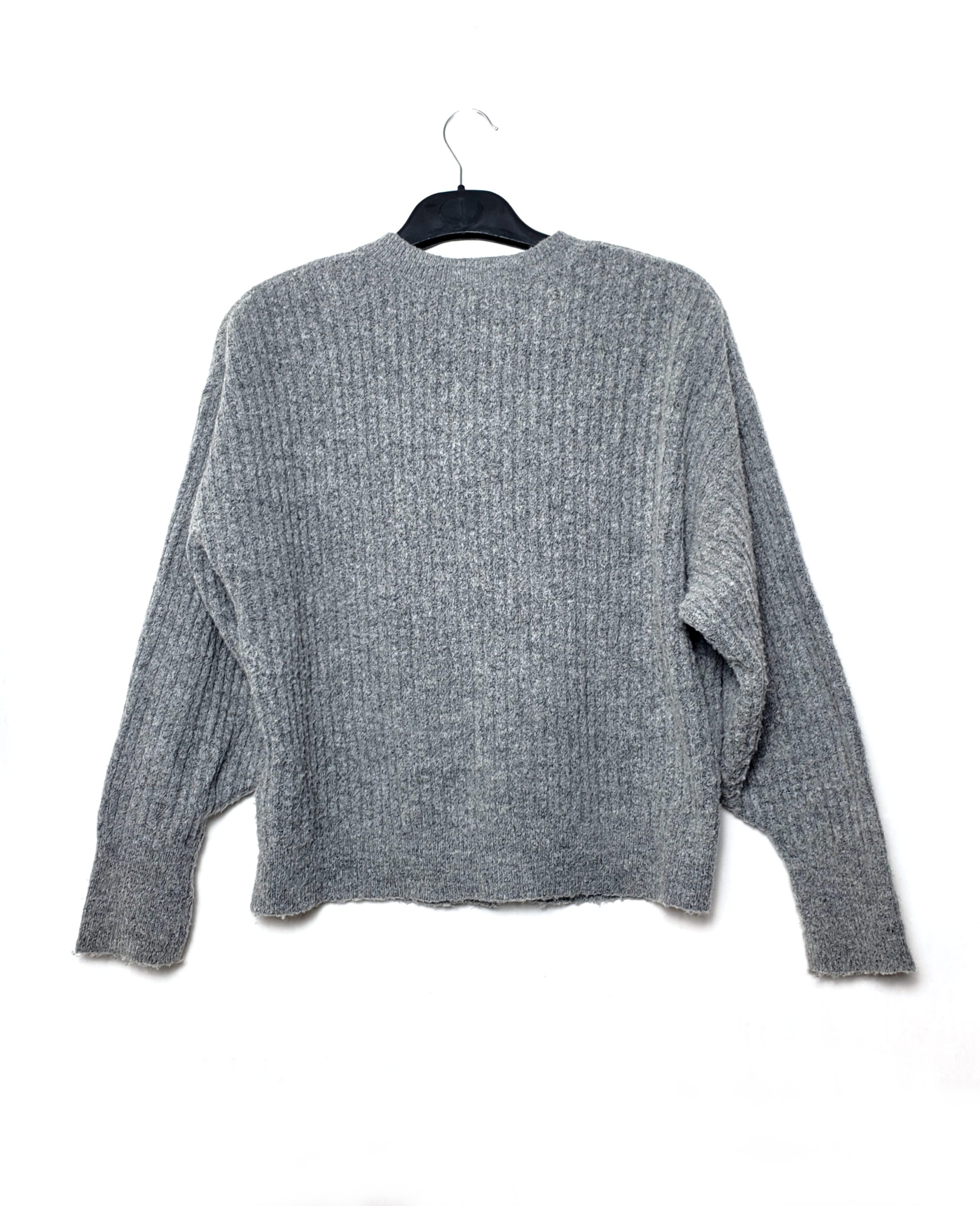 Сірий в'язаний кардиган H&M - ідеальний для офісу та повсякденного стилю 3 Сірий в'язаний кардиган H&M - ідеальний для офісу та повсякденного стилю - Зображення 3