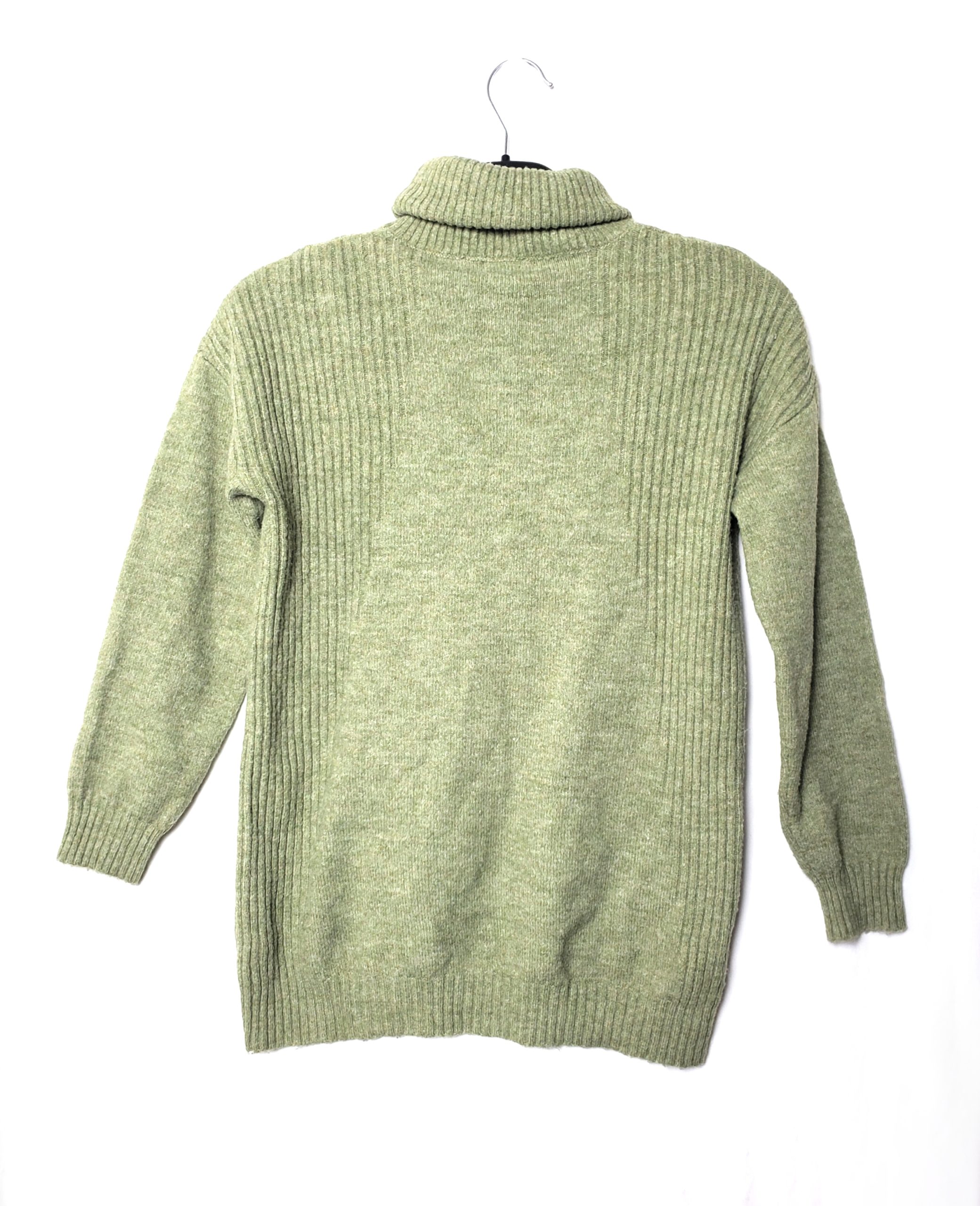 Стильний зелений светр з високим коміром - елегантний трендовий в'язаний топ у ідеальному стані 2 Стильний зелений светр з високим коміром - елегантний трендовий в'язаний топ у ідеальному стані - Зображення 2