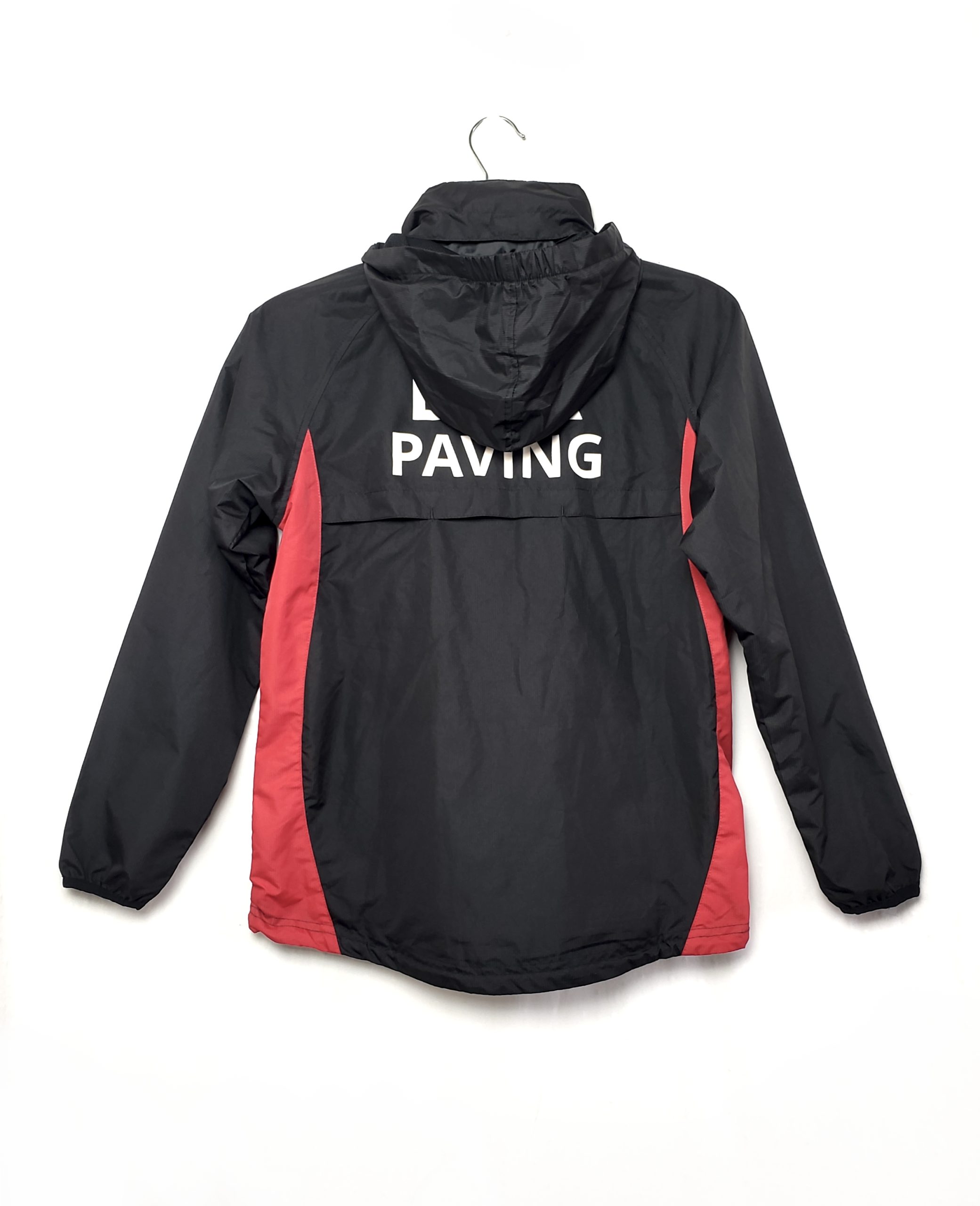 Спортивна куртка чорно-червона для активного відпочинку осінь-зима | Вітровка для бігу та тренувань 2 Спортивна куртка чорно-червона для активного відпочинку осінь-зима | Вітровка для бігу та тренувань - Зображення 2