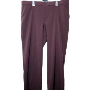 Класичні жіночі штани M&S бордового кольору - елегантні брюки для офісу та повсякдення