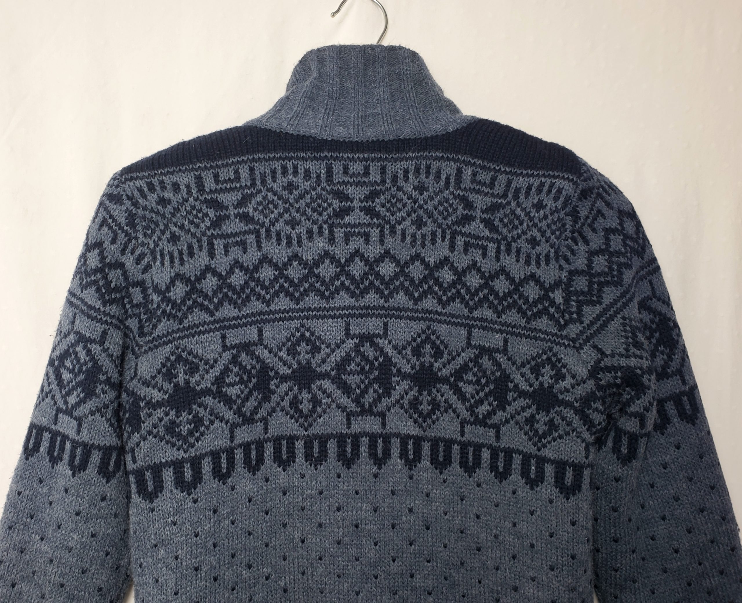 Синій в'язаний кардиган SoulCal з норвезьким орнаментом - зимовий одяг для повсякденного носіння 5 Синій в'язаний кардиган SoulCal з норвезьким орнаментом - зимовий одяг для повсякденного носіння - Зображення 5