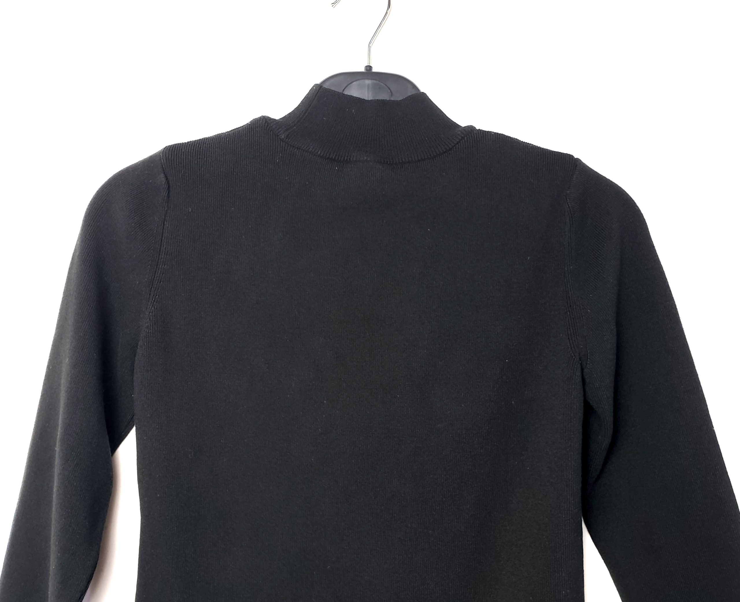 Чорна жіноча кофта ET VOUS з вирізом - елегантний светр з довгим рукавом розмір 12 6 Чорна жіноча кофта ET VOUS з вирізом - елегантний светр з довгим рукавом розмір 12 - Зображення 6