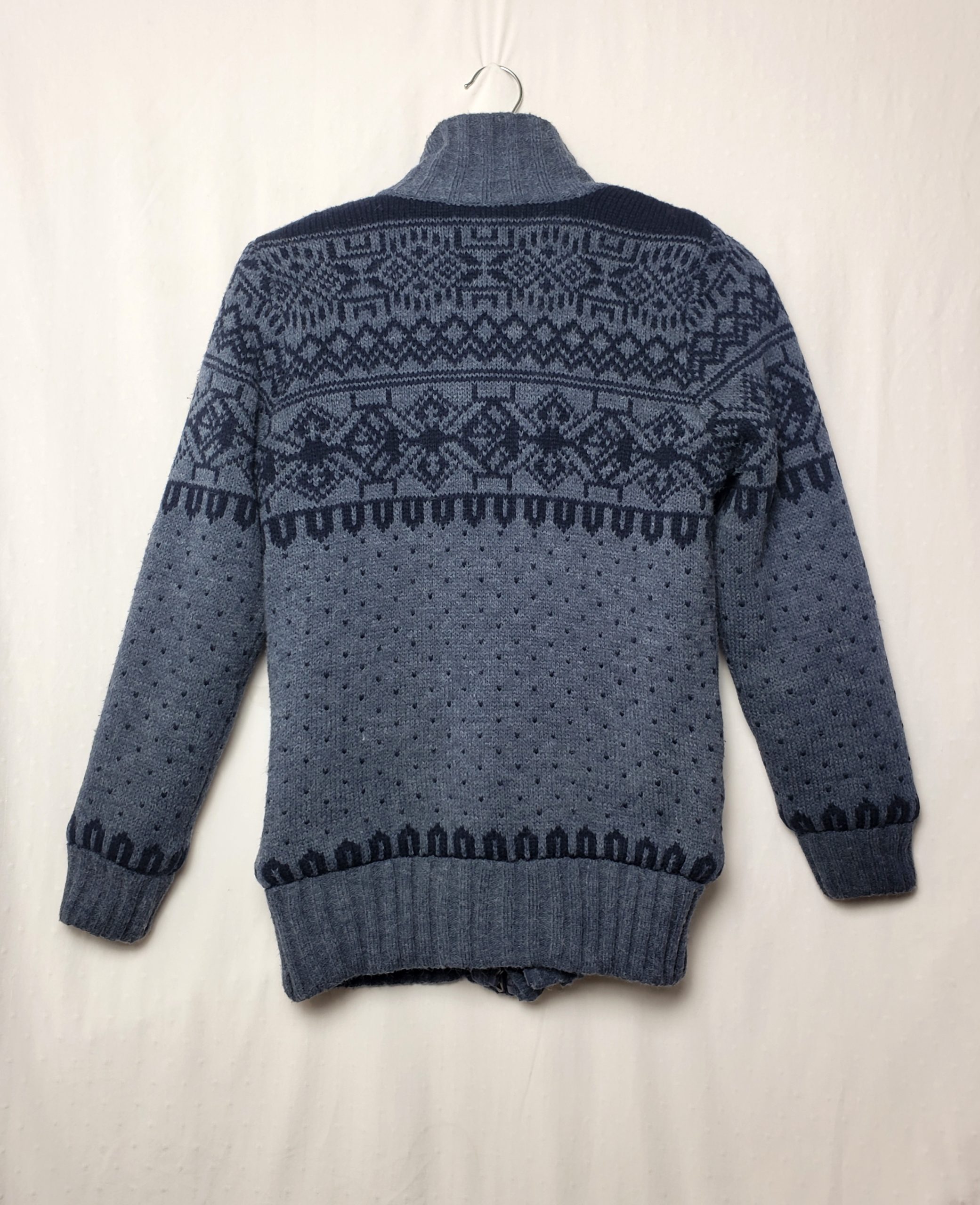 Синій в'язаний кардиган SoulCal з норвезьким орнаментом - зимовий одяг для повсякденного носіння 3 Синій в'язаний кардиган SoulCal з норвезьким орнаментом - зимовий одяг для повсякденного носіння - Зображення 3