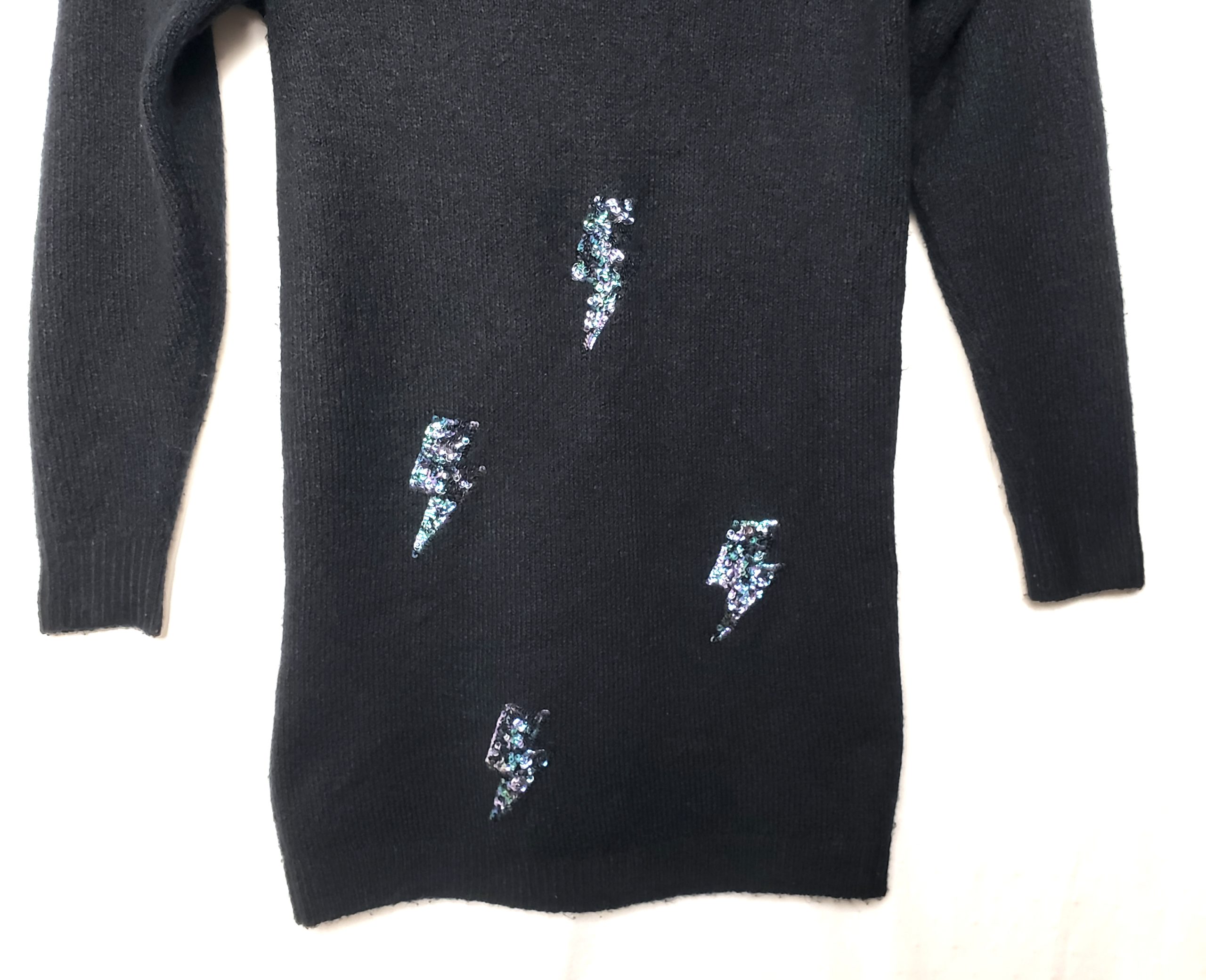 Темно-синя туніка-светр з пайєтками Next для дівчинки 11 років - ідеальний стан, вживаний одяг 4 Темно-синя туніка-светр з пайєтками Next для дівчинки 11 років - ідеальний стан, вживаний одяг - Зображення 4