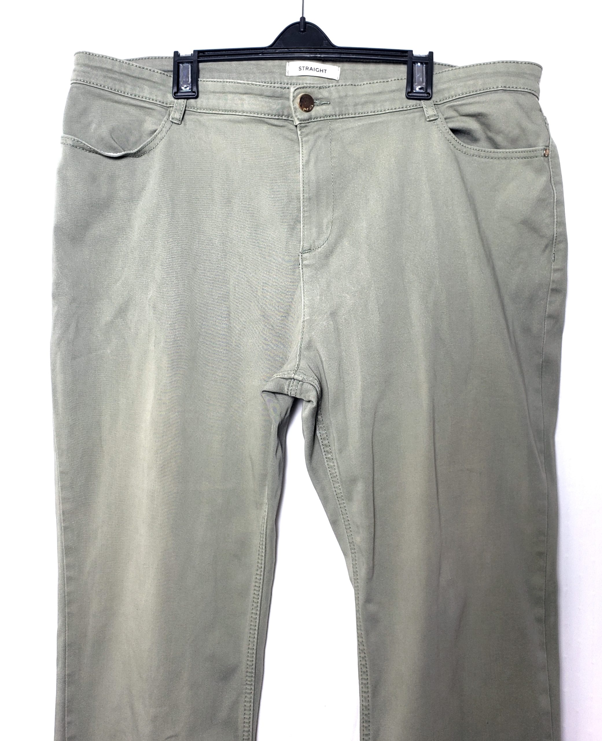 Жіночі джинси M&S хакі прямого крою - вживані штани з еластаном розмір 48 5 Жіночі джинси M&S хакі прямого крою - вживані штани з еластаном розмір 48 - Зображення 5