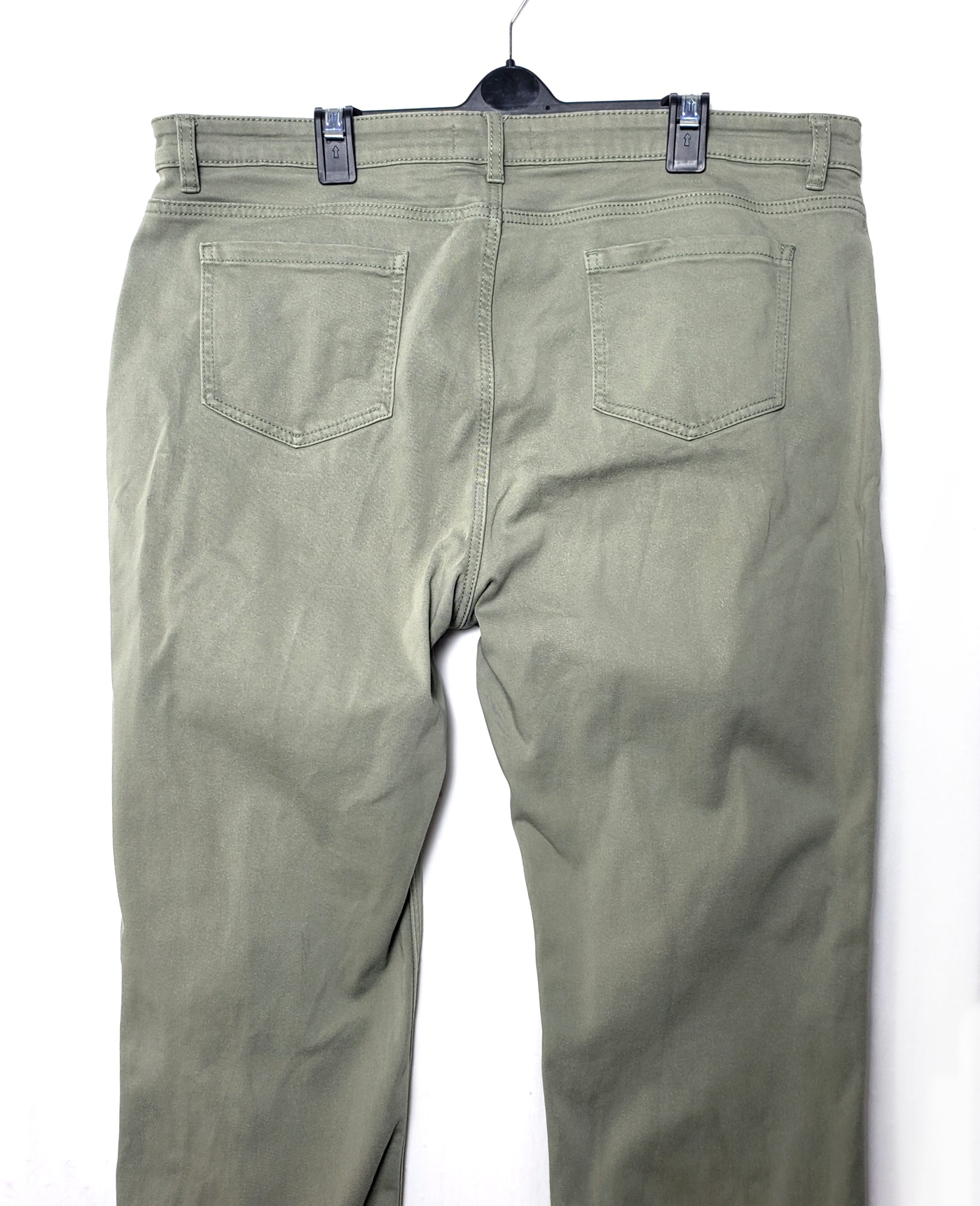 Жіночі джинси M&S хакі прямого крою - вживані штани з еластаном розмір 48 6 Жіночі джинси M&S хакі прямого крою - вживані штани з еластаном розмір 48 - Зображення 6