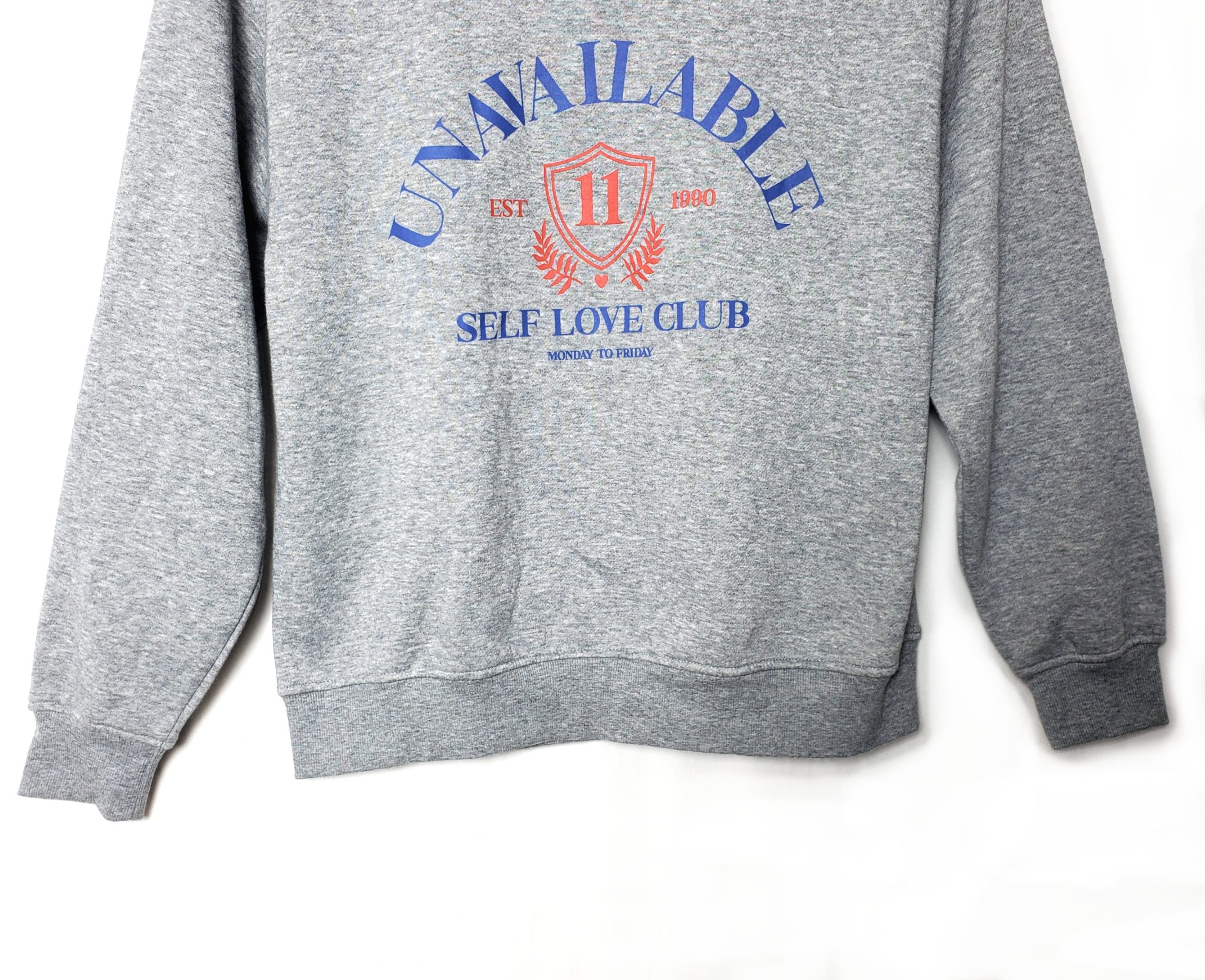 Сірий світшот з написом - вживаний одяг для повсякденного стилю та осінньо-зимового сезону 4 Сірий світшот з написом - вживаний одяг для повсякденного стилю та осінньо-зимового сезону - Зображення 4