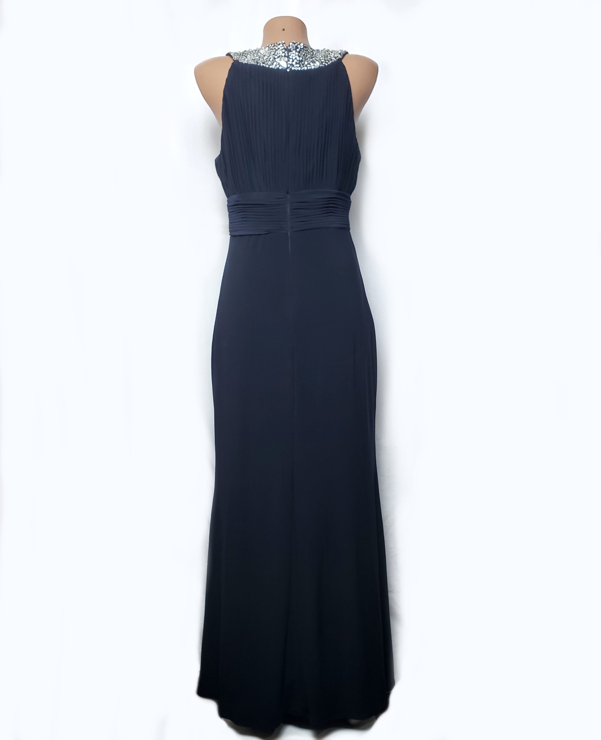 Елегантна темно-синя вечірня сукня JS Boutique з декором - ідеальний стан 4 Елегантна темно-синя вечірня сукня JS Boutique з декором - ідеальний стан - Зображення 4