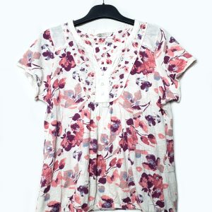 Літня блуза M&S з квітковим принтом - ідеальна для щоденного носіння та відпустки