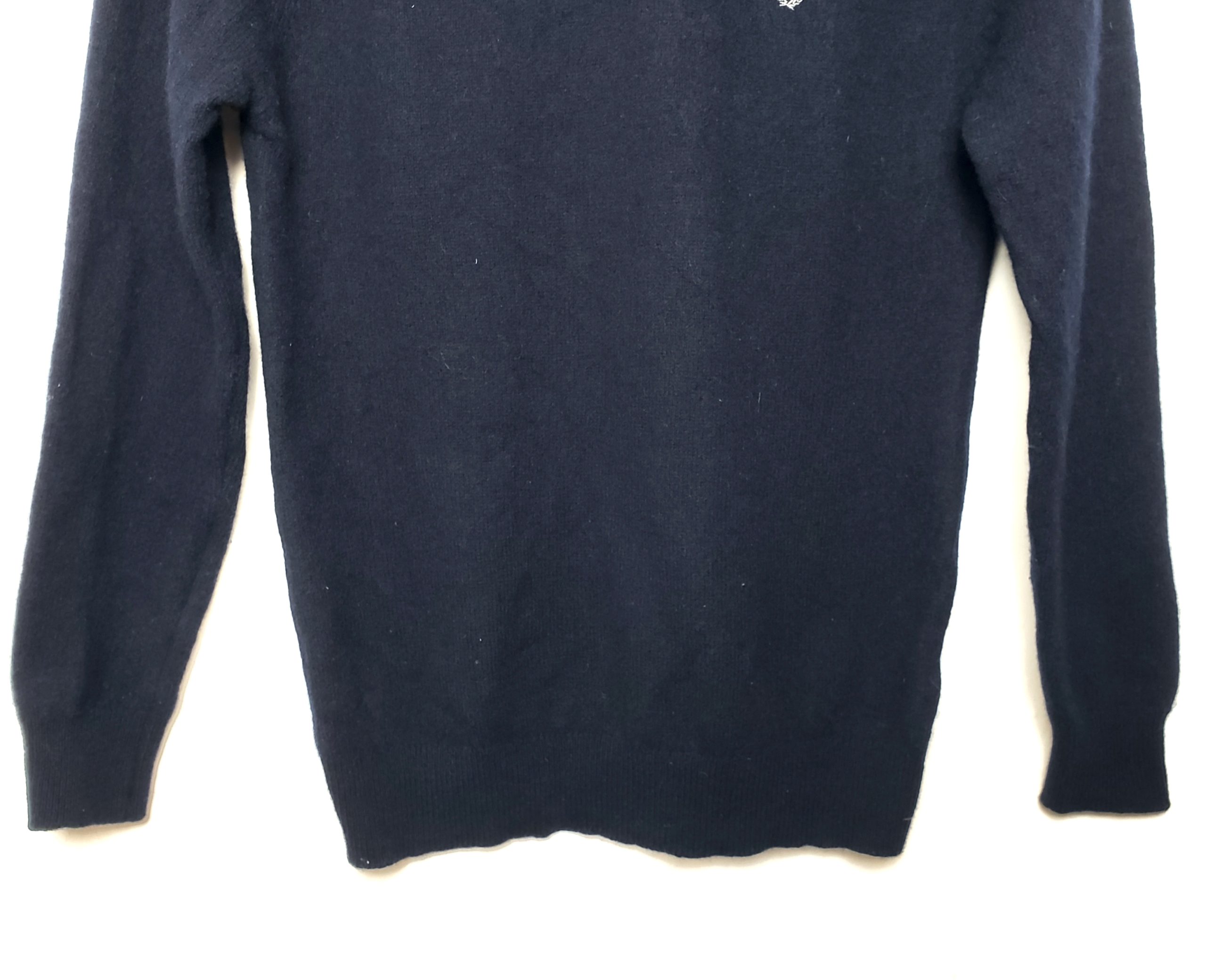 Чоловічий шерстяний светр Lincoln темно-синій - класичний стиль для офісу та повсякдення 5 Чоловічий шерстяний светр Lincoln темно-синій - класичний стиль для офісу та повсякдення - Зображення 5