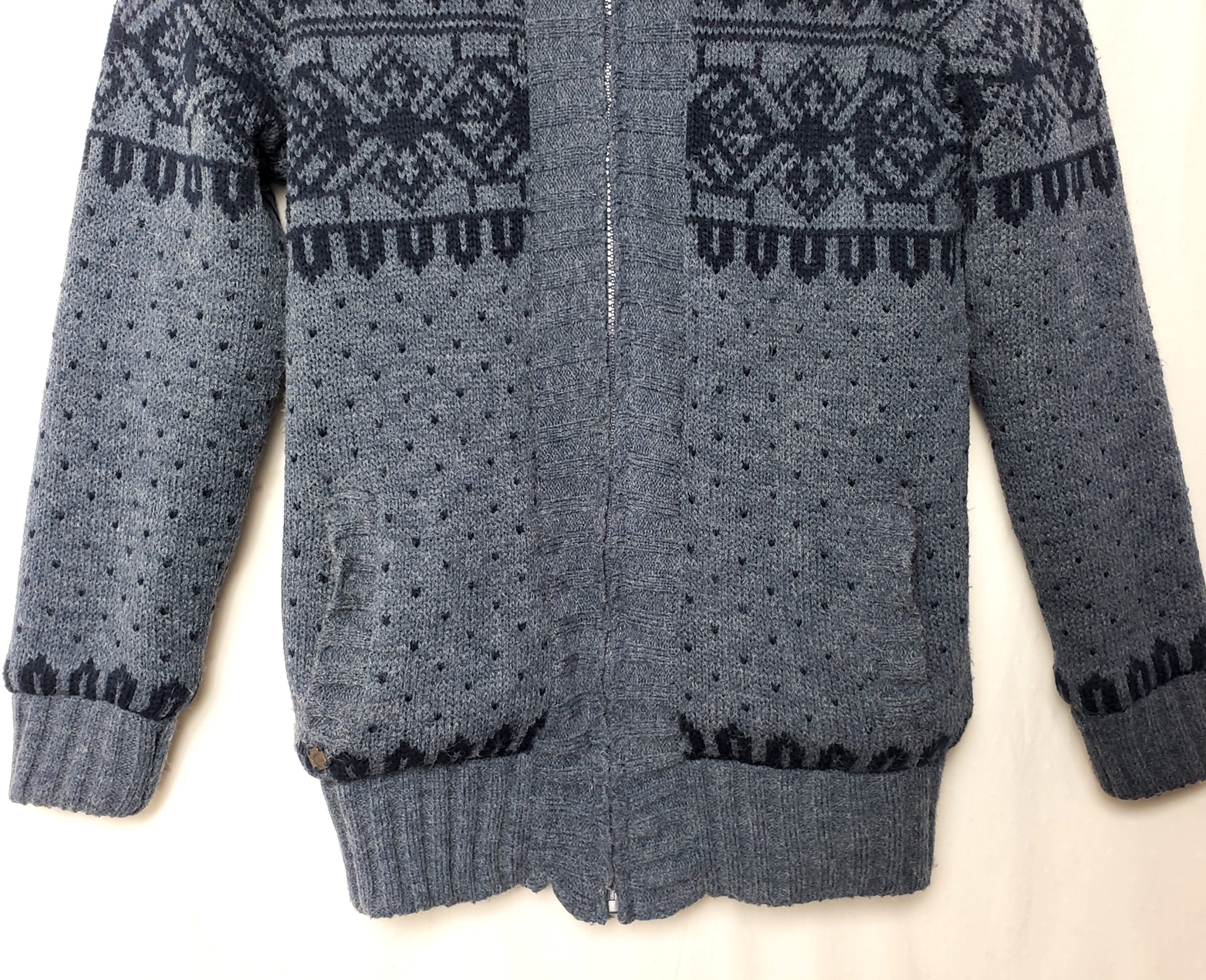 Синій в'язаний кардиган SoulCal з норвезьким орнаментом - зимовий одяг для повсякденного носіння 6 Синій в'язаний кардиган SoulCal з норвезьким орнаментом - зимовий одяг для повсякденного носіння - Зображення 6