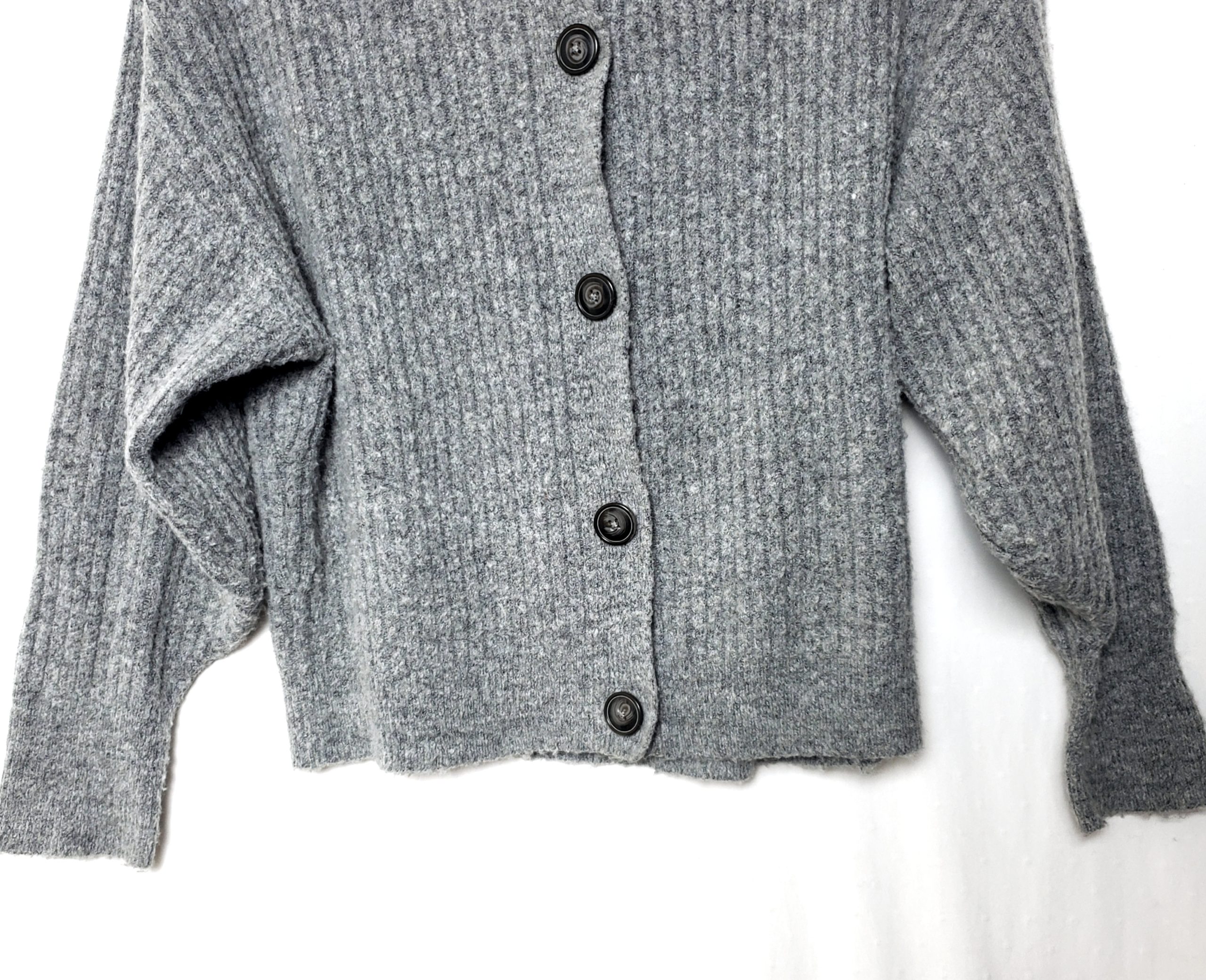 Сірий в'язаний кардиган H&M - ідеальний для офісу та повсякденного стилю 5 Сірий в'язаний кардиган H&M - ідеальний для офісу та повсякденного стилю - Зображення 5