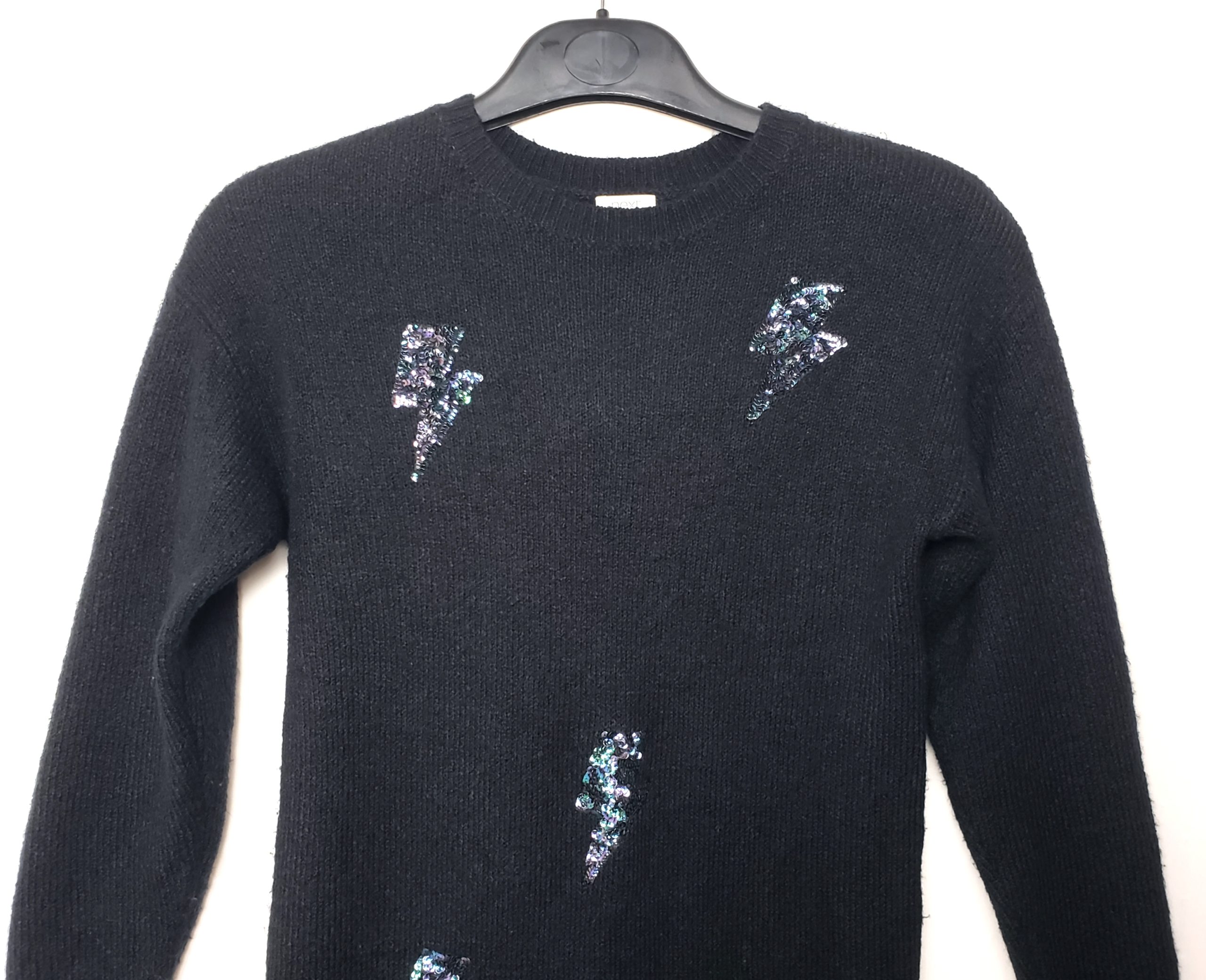 Темно-синя туніка-светр з пайєтками Next для дівчинки 11 років - ідеальний стан, вживаний одяг 3 Темно-синя туніка-светр з пайєтками Next для дівчинки 11 років - ідеальний стан, вживаний одяг - Зображення 3