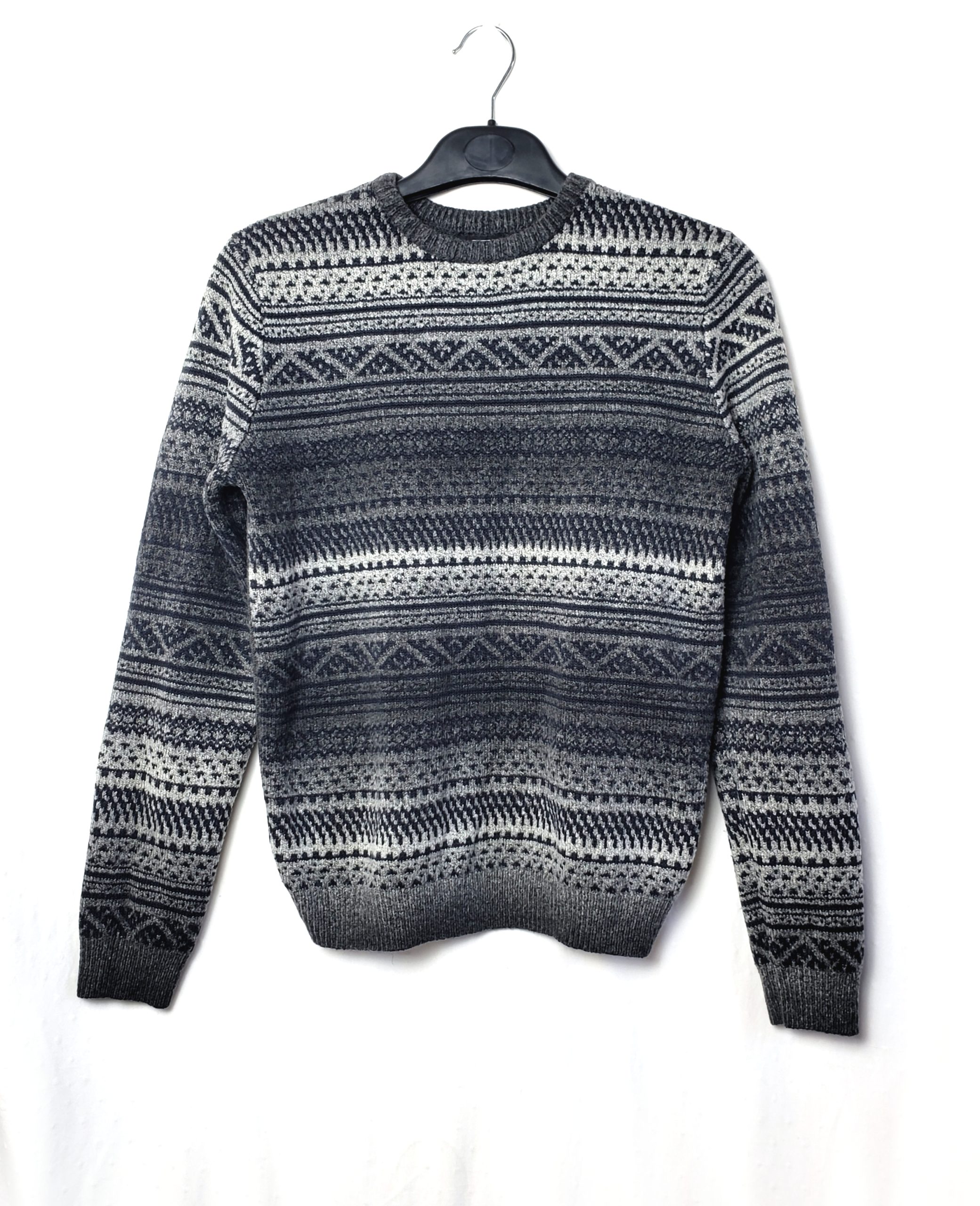 Чоловічий светр з норвезьким принтом F&F - ідеальний для осені та зими, casual стиль 1 Чоловічий светр з норвезьким принтом F&F - ідеальний для осені та зими, casual стиль