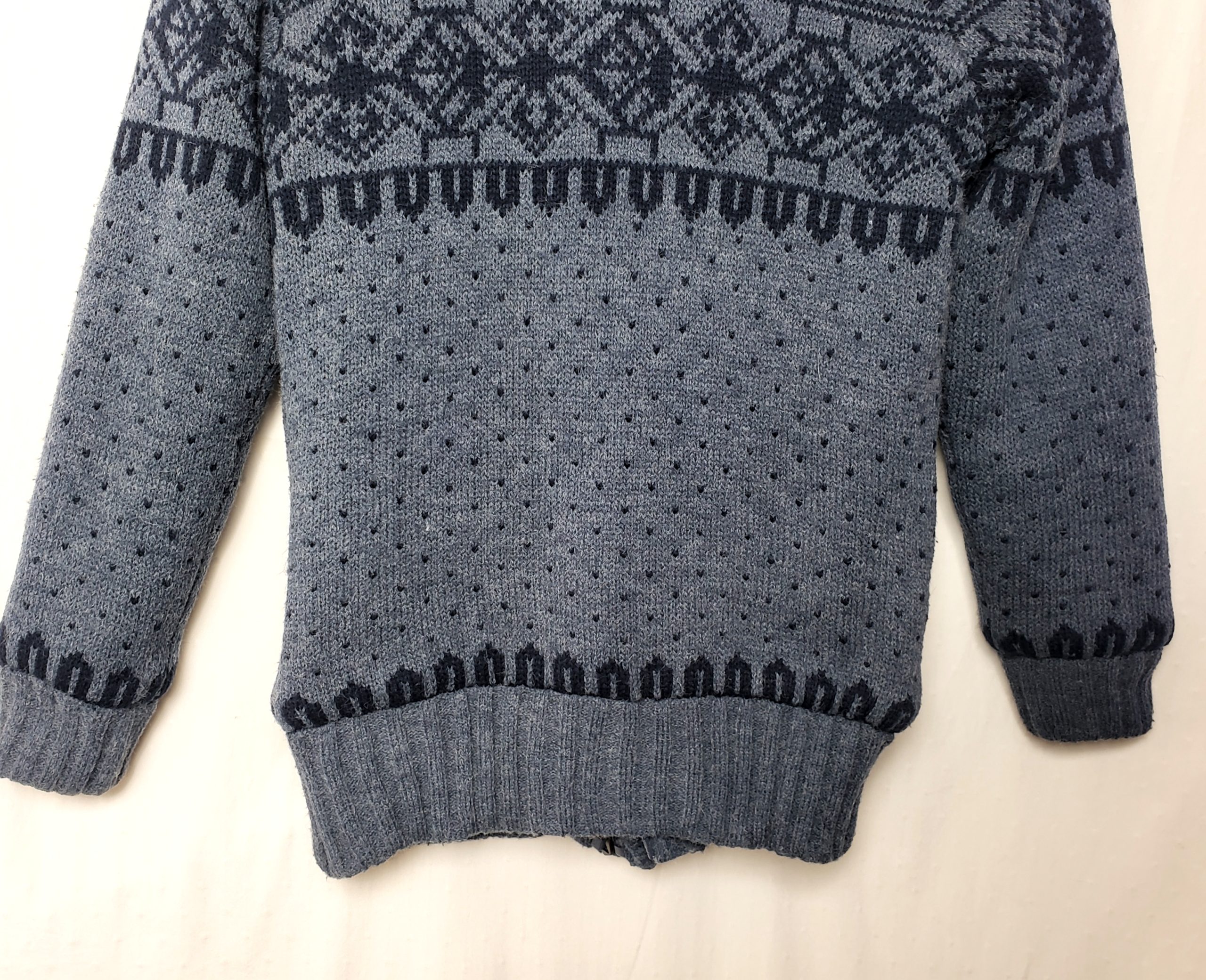 Синій в'язаний кардиган SoulCal з норвезьким орнаментом - зимовий одяг для повсякденного носіння 7 Синій в'язаний кардиган SoulCal з норвезьким орнаментом - зимовий одяг для повсякденного носіння - Зображення 7