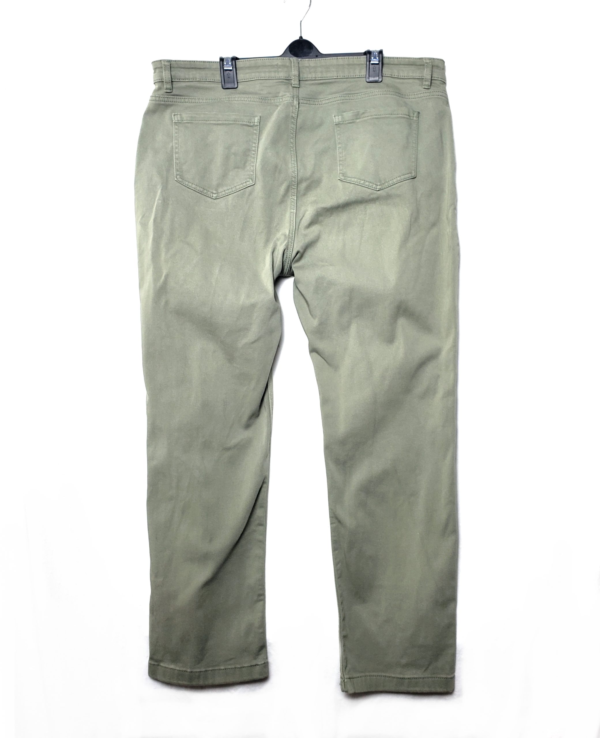 Жіночі джинси M&S хакі прямого крою - вживані штани з еластаном розмір 48 2 Жіночі джинси M&S хакі прямого крою - вживані штани з еластаном розмір 48 - Зображення 2