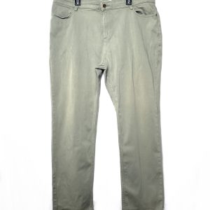 Жіночі джинси M&S хакі прямого крою - вживані штани з еластаном розмір 48