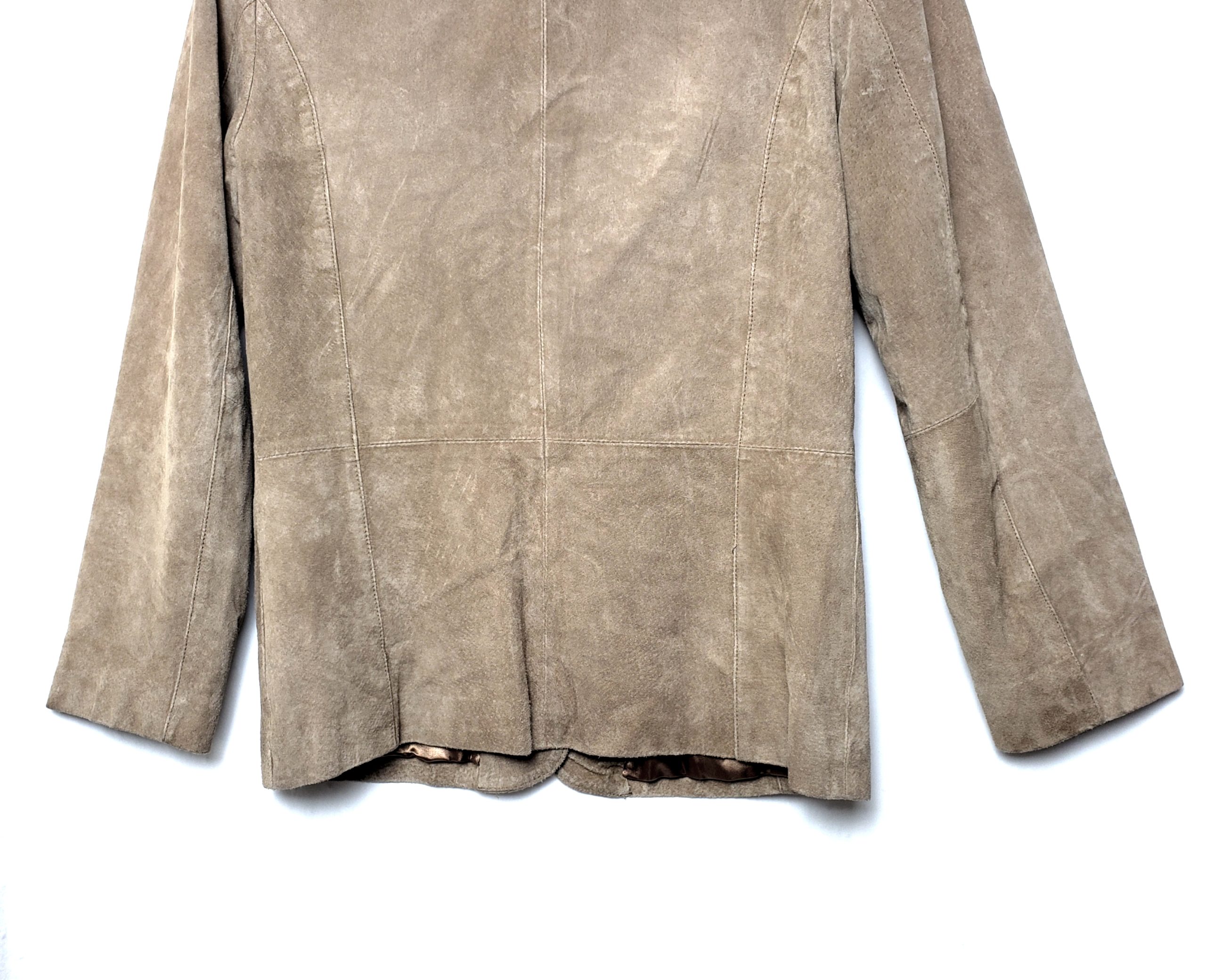 Коричневий шкіряний піджак TU - класичний жіночий блейзер з натуральної шкіри 4 Коричневий шкіряний піджак TU - класичний жіночий блейзер з натуральної шкіри - Зображення 4