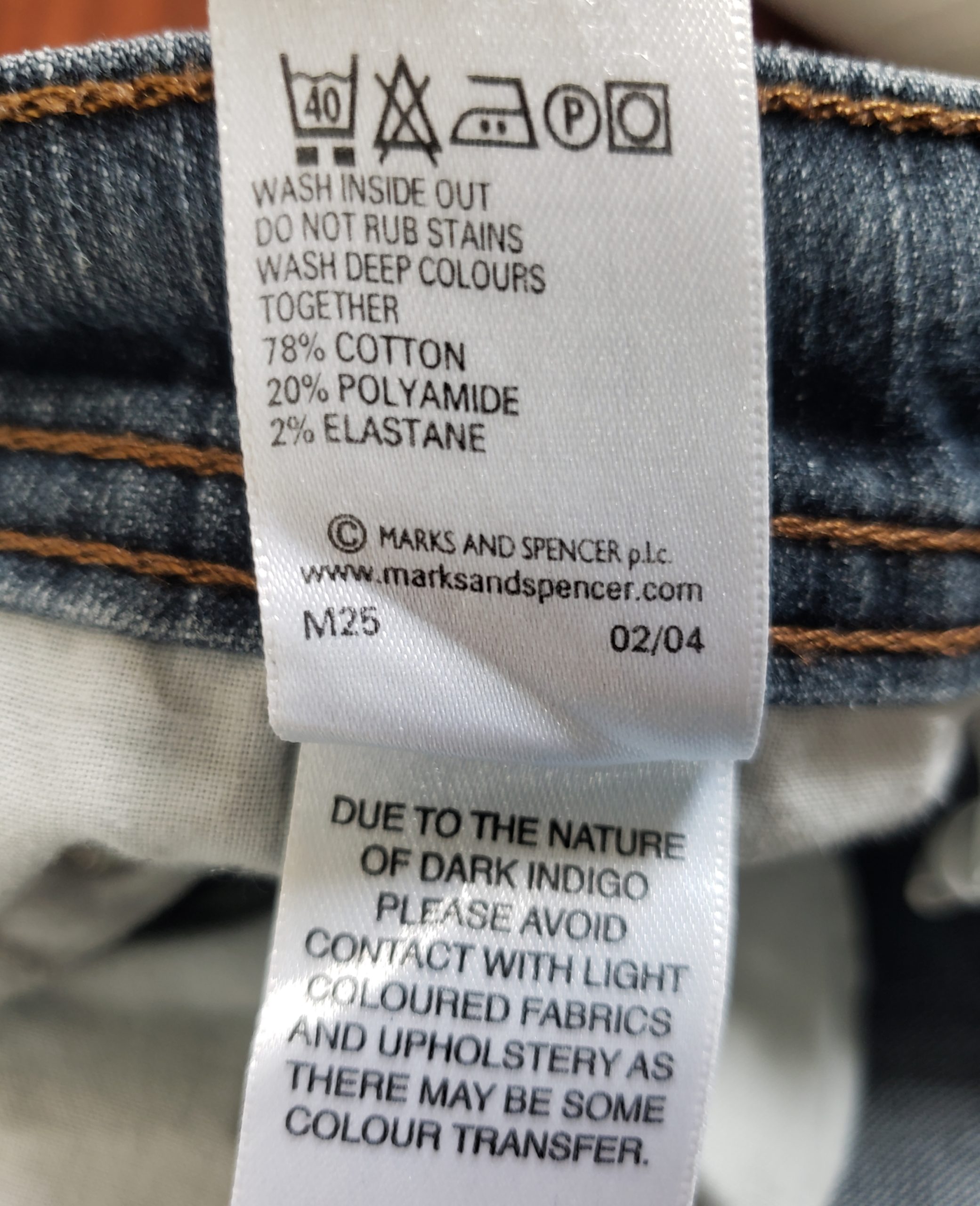 Сині джинси Marks & Spencer для повсякденного стилю - ідеальний стан, комфортна посадка 7 Сині джинси Marks & Spencer для повсякденного стилю - ідеальний стан, комфортна посадка - Зображення 7