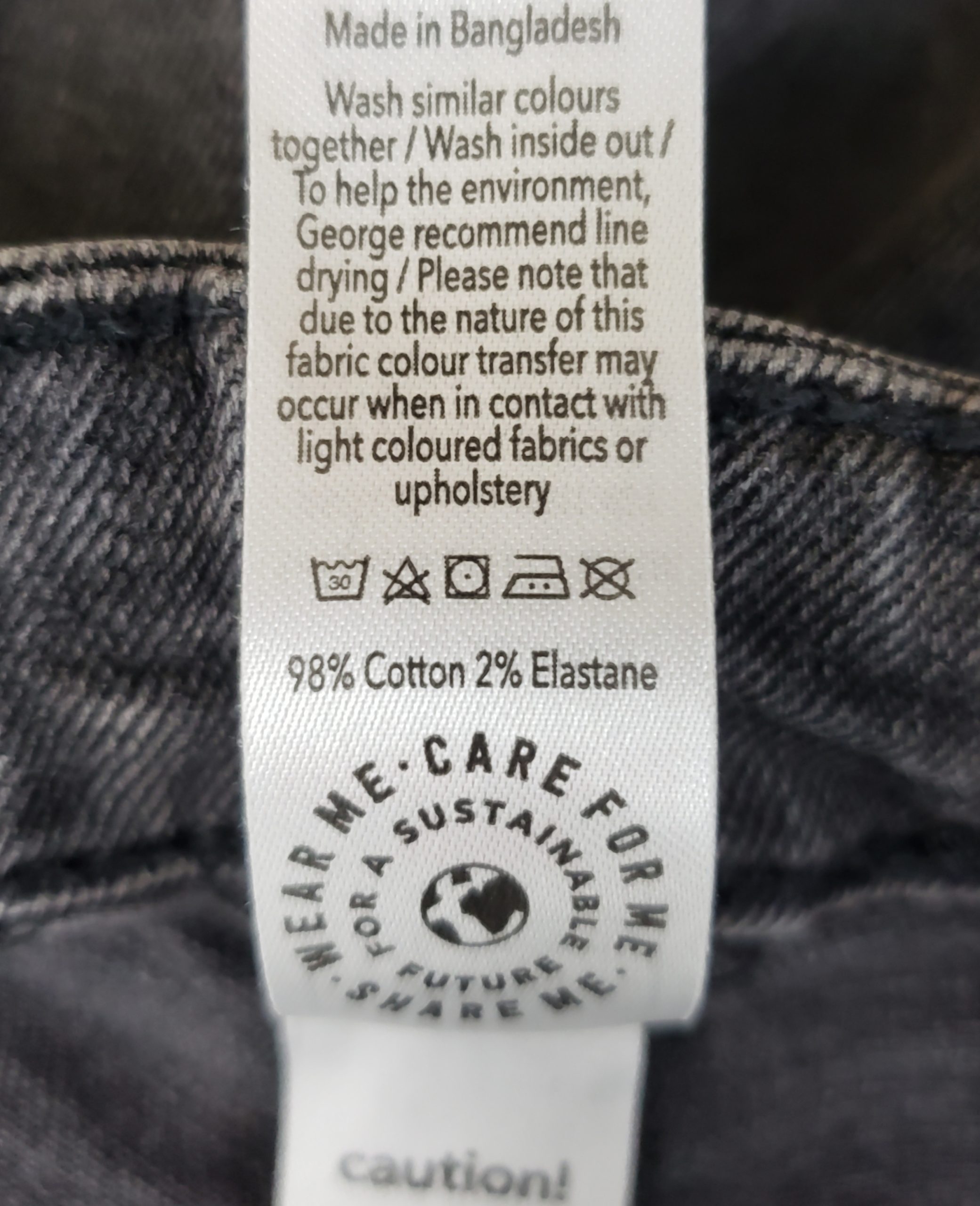 Дитячі джинси George темно-сині 6-7 років зріст 116-122 см бавовна еластан вживані ідеальний стан 7 Дитячі джинси George темно-сині 6-7 років зріст 116-122 см бавовна еластан вживані ідеальний стан - Зображення 7