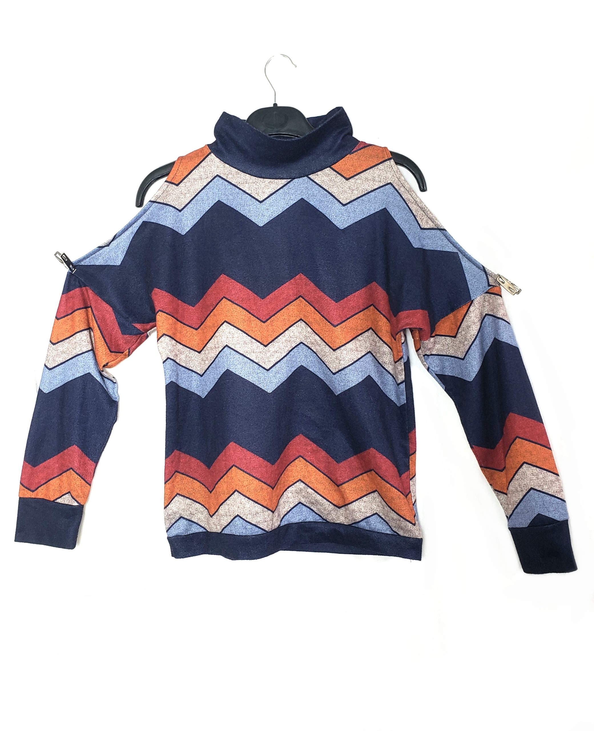 Стильний гольф з принтом зигзаг - ідеальний для осінньо-зимового сезону та повсякденного носіння 4 Стильний гольф з принтом зигзаг - ідеальний для осінньо-зимового сезону та повсякденного носіння - Зображення 4