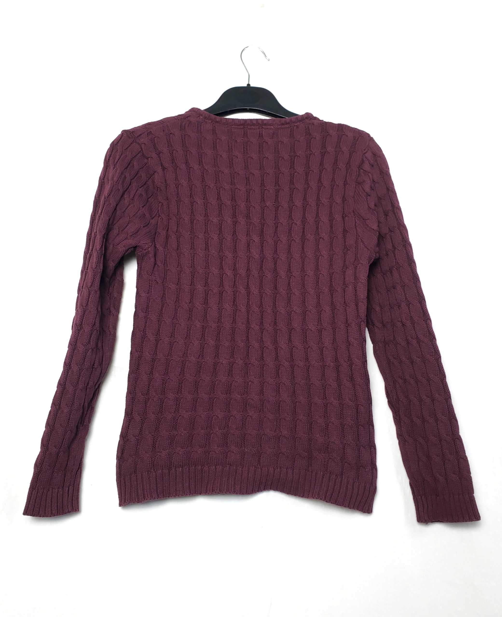 Бордовий в'язаний светр Kangol - ідеальний для осінньо-зимового сезону, повсякденний та офісний стиль 3 Бордовий в'язаний светр Kangol - ідеальний для осінньо-зимового сезону, повсякденний та офісний стиль - Зображення 3