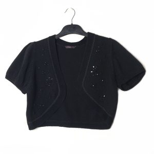 Стильне чорне болеро з вишивкою - елегантний акцент для модного образу