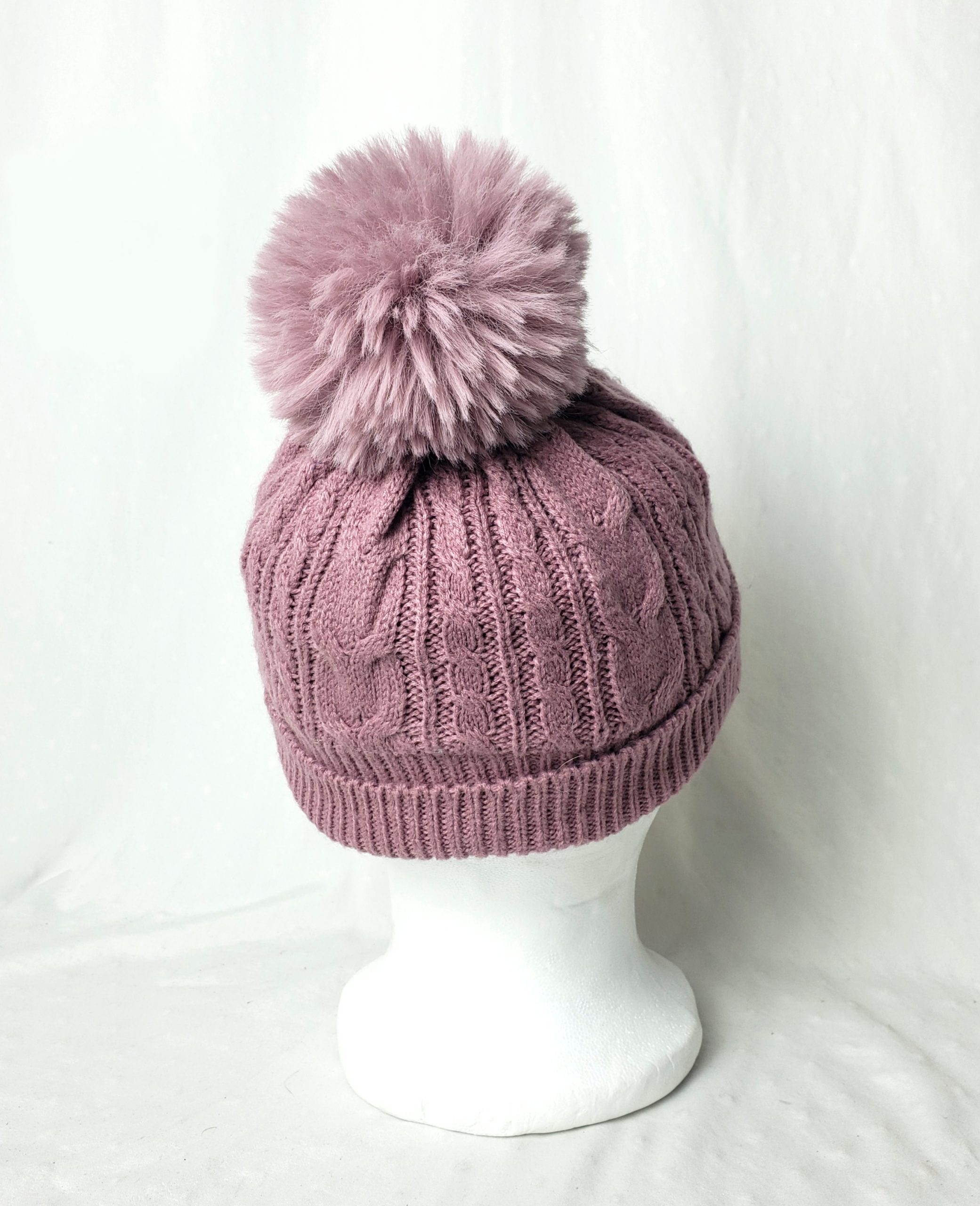 Стильна рожева шапочка з помпоном для дівчинки 6-12 місяців - модний дитячий аксесуар 3 Стильна рожева шапочка з помпоном для дівчинки 6-12 місяців - модний дитячий аксесуар - Зображення 3