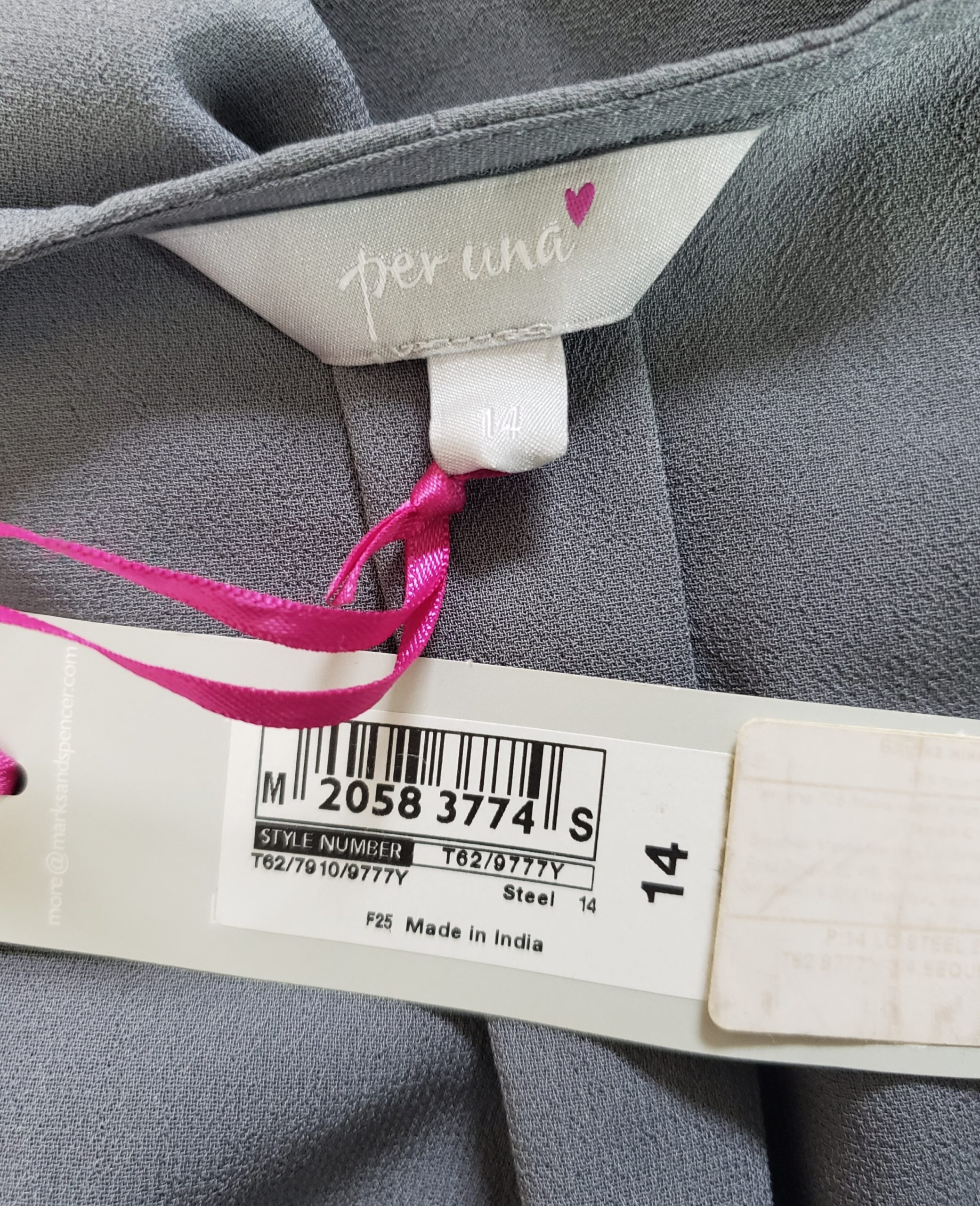 Сіра блузка з декоративними елементами 6 Сіра блузка з декоративними елементами - Зображення 6