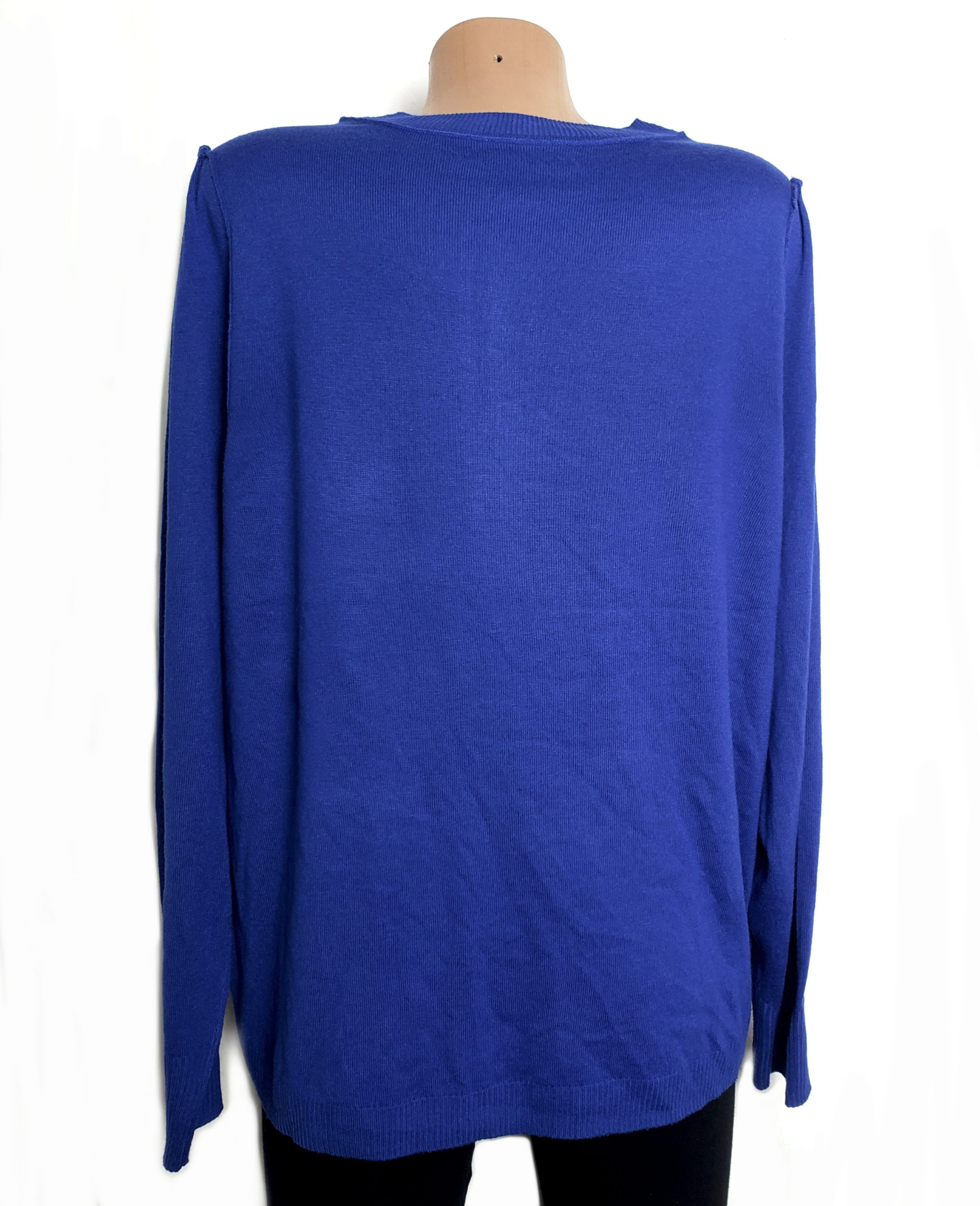 Синій светр NEXT XL жіночий з довгим рукавом 2 Синій светр NEXT XL жіночий з довгим рукавом - Зображення 2
