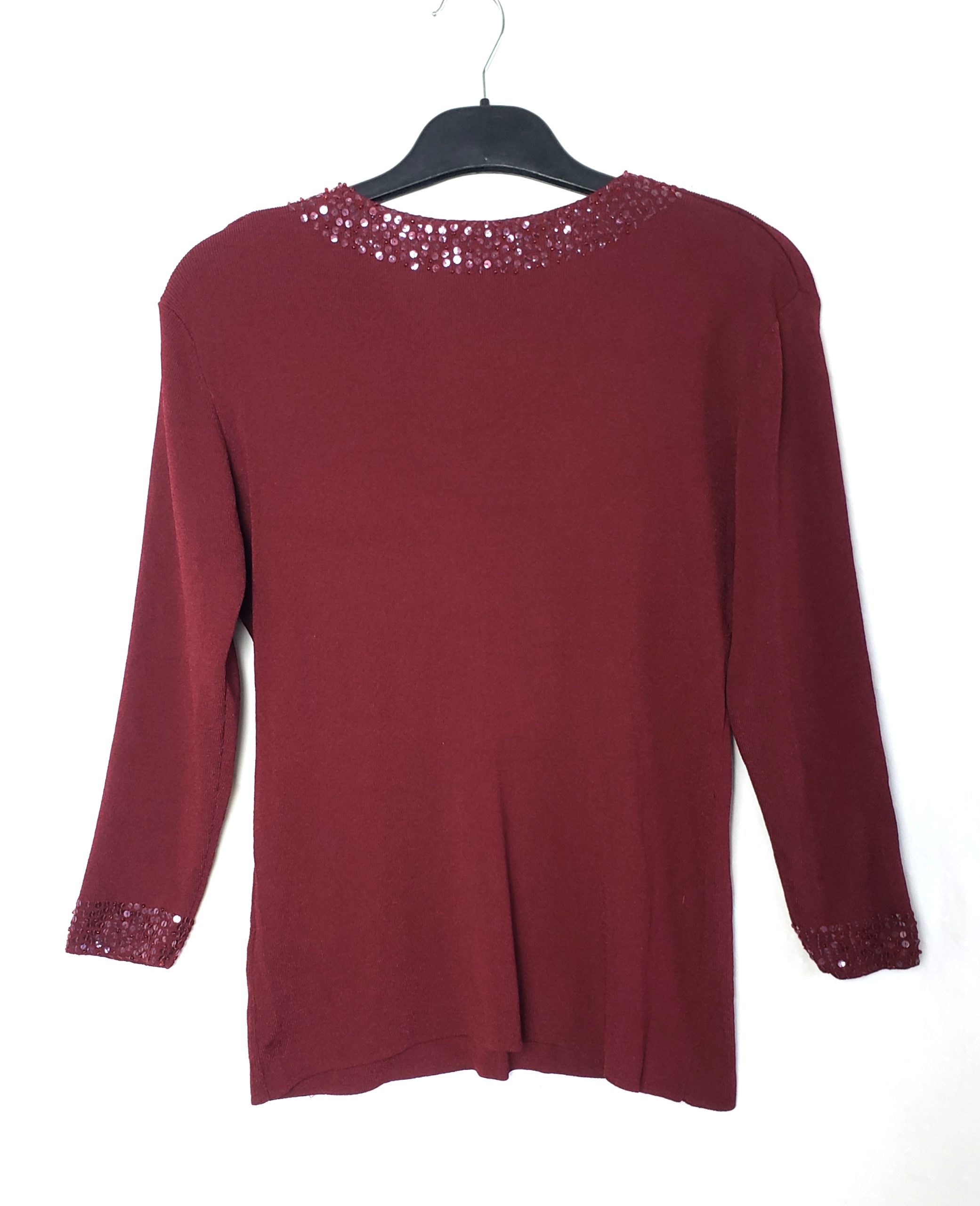 Червоний светр з паєтками та бісером Dunnes Stores 6 Червоний светр з паєтками та бісером Dunnes Stores - Зображення 6