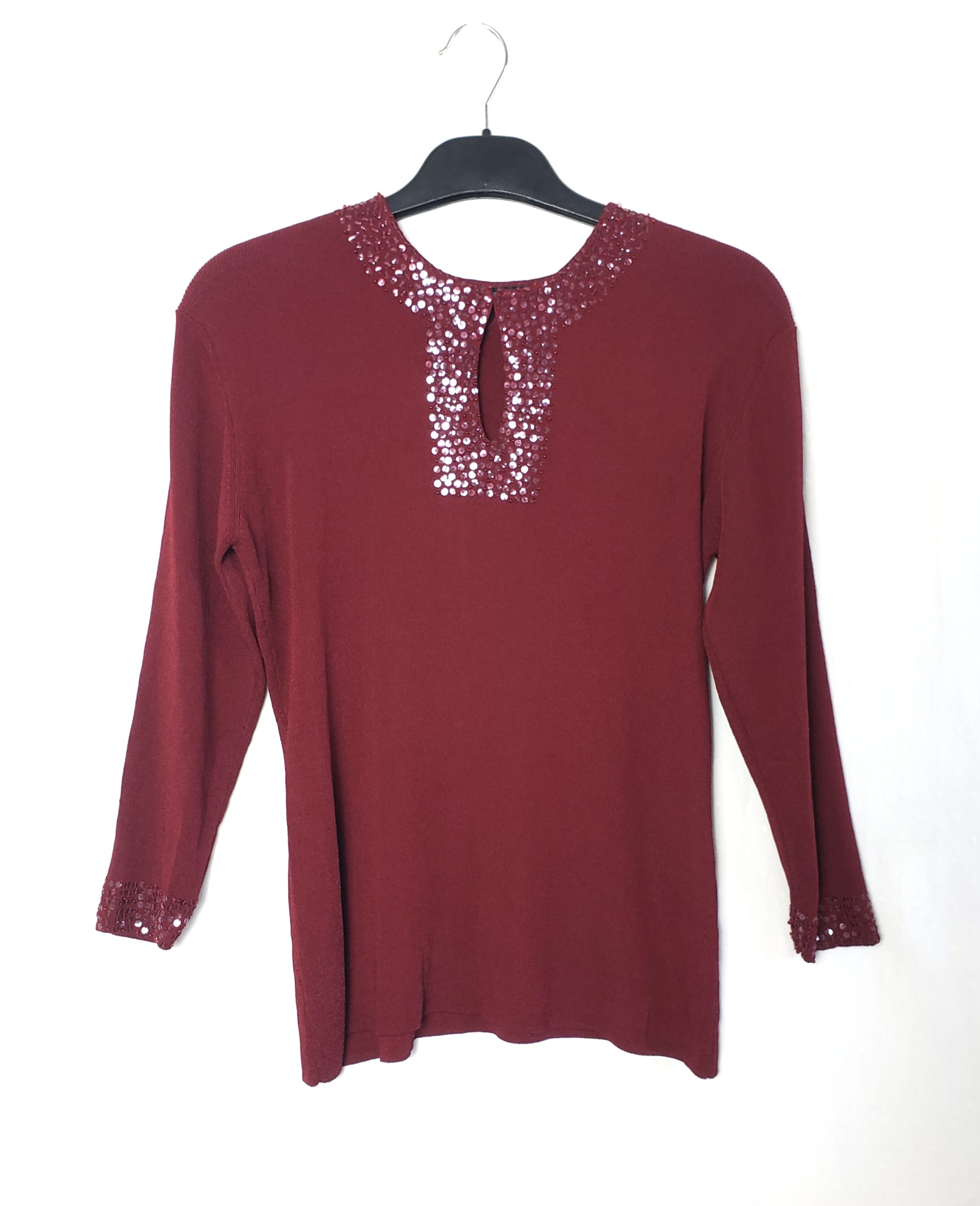 Червоний светр з паєтками та бісером Dunnes Stores 4 Червоний светр з паєтками та бісером Dunnes Stores - Зображення 4