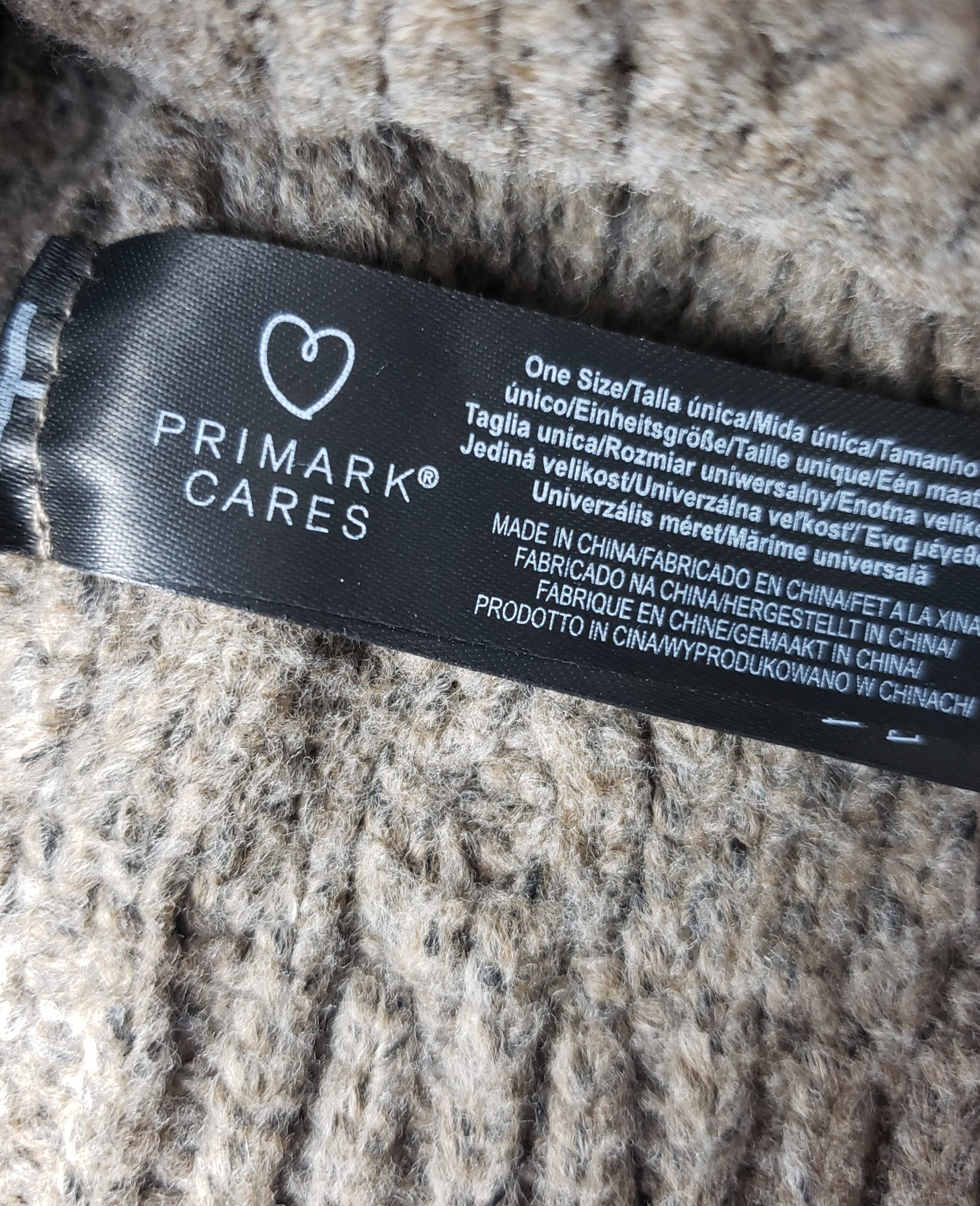 В'язана шапка Primark коричнева з косами - тепла зимова шапка з поліестеру 4 В'язана шапка Primark коричнева з косами - тепла зимова шапка з поліестеру - Зображення 4