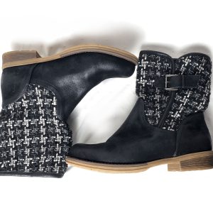 Жіночі чорні черевики осінні з утепленням від SOLE COMFORT TU комфорт та стиль