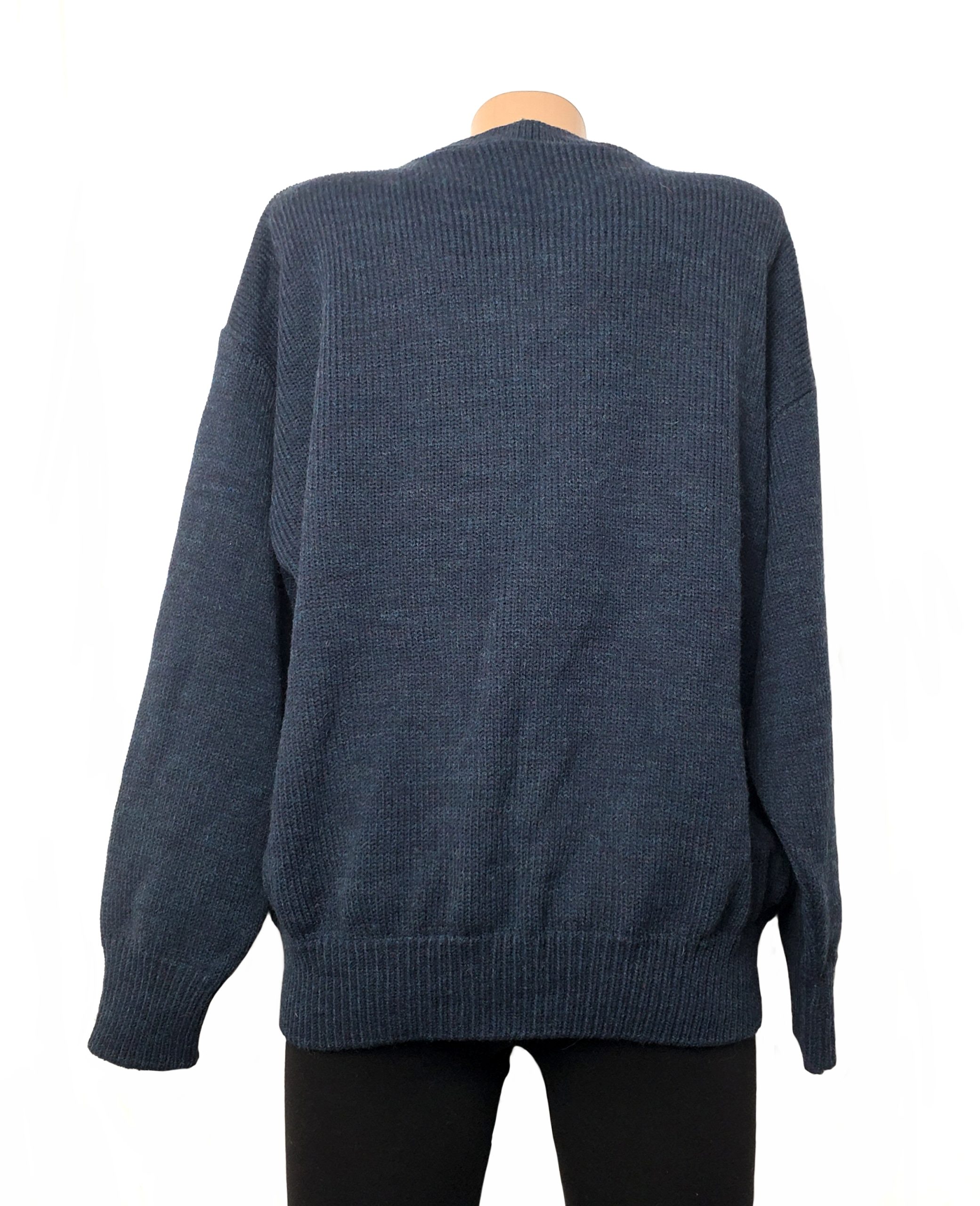 Стильний темно-синій кардиган DAMART - елегантний одяг 4 Стильний темно-синій кардиган DAMART - елегантний одяг - Зображення 4