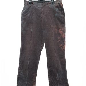 Жіночі штани Marks & Spencer коричневі з принтом - вживаний одяг в ідеальному стані