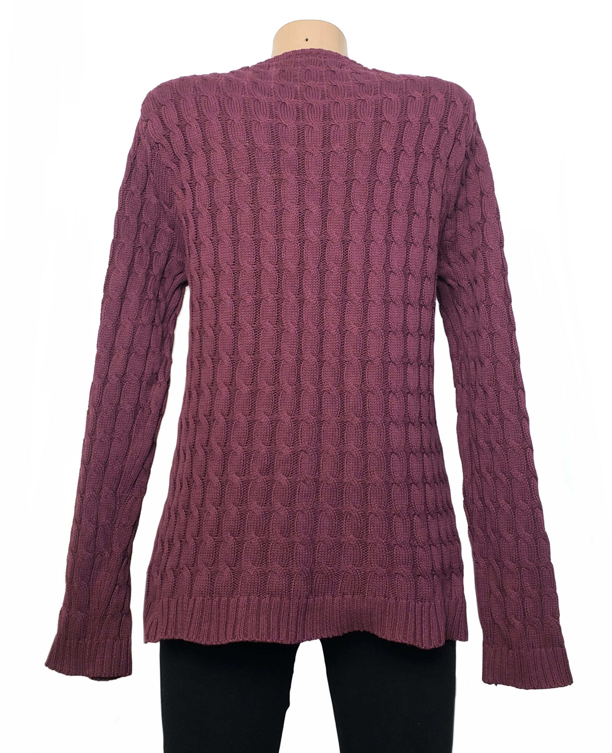 Бордовий в'язаний светр Kangol - ідеальний для осінньо-зимового сезону, повсякденний та офісний стиль 5 Бордовий в'язаний светр Kangol - ідеальний для осінньо-зимового сезону, повсякденний та офісний стиль - Зображення 5