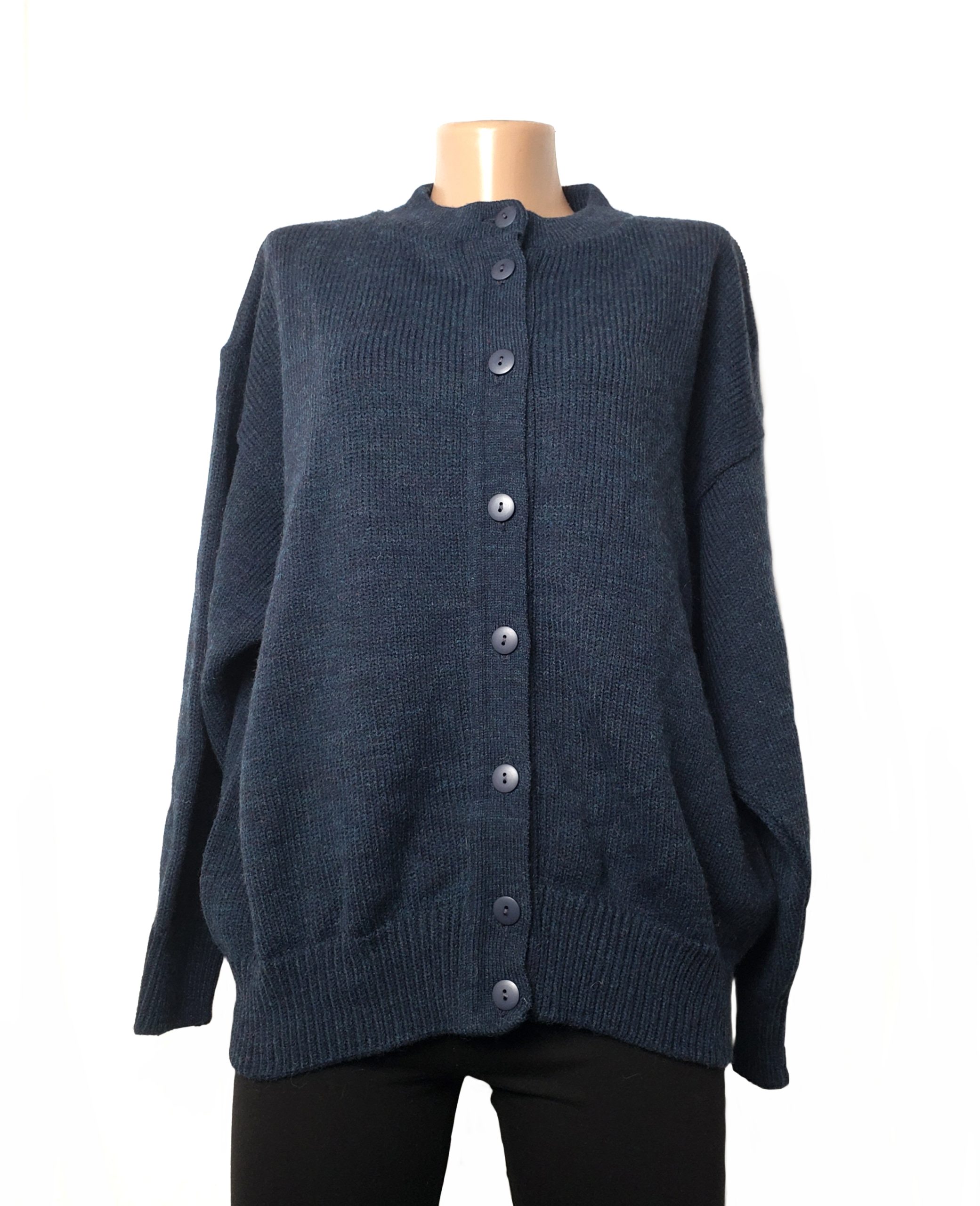 Стильний темно-синій кардиган DAMART - елегантний одяг 3 Стильний темно-синій кардиган DAMART - елегантний одяг - Зображення 3