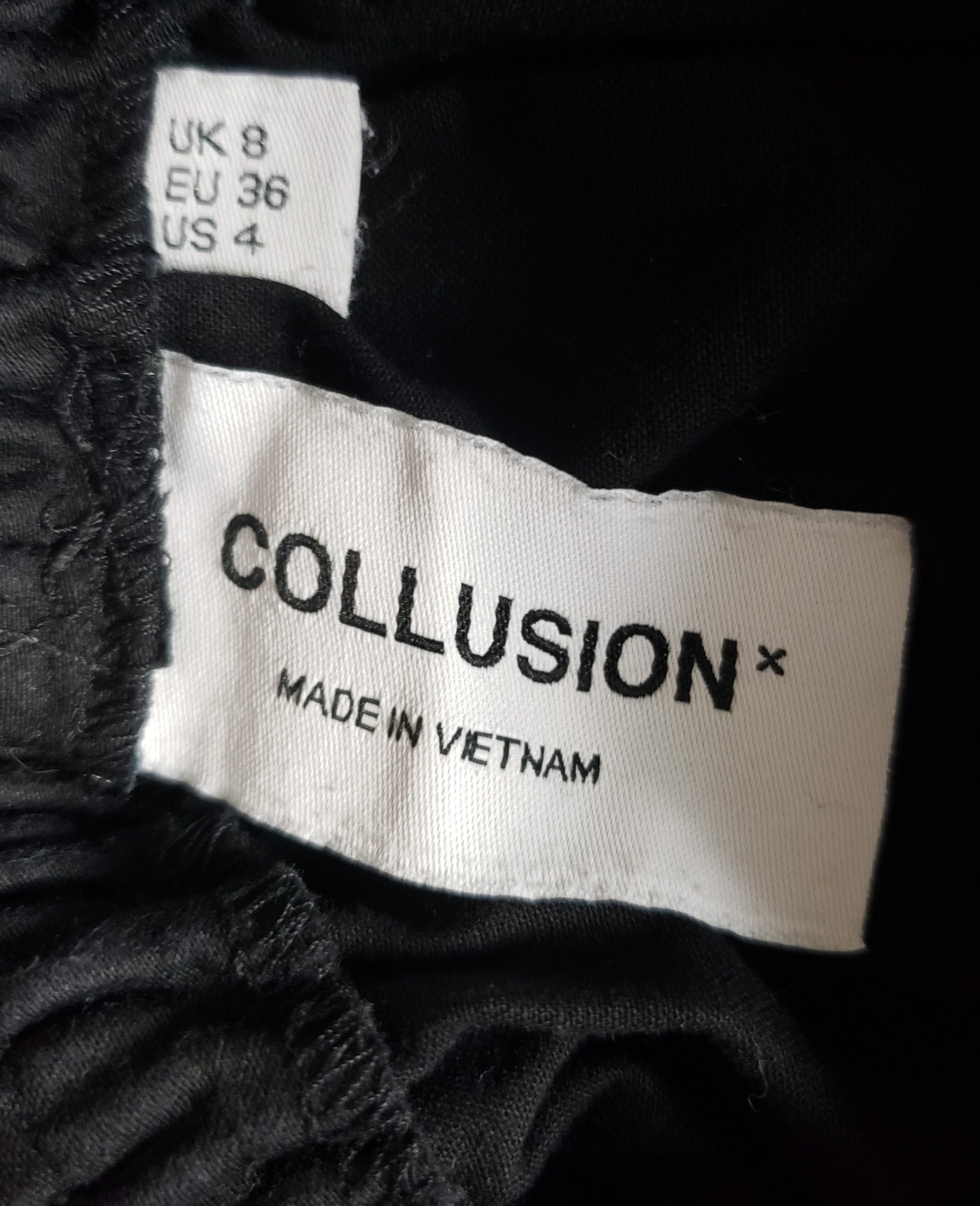 Чорні спортивні штани джоггери Collusion - комфорт для активного життя та повсякденного носіння 5 Чорні спортивні штани джоггери Collusion - комфорт для активного життя та повсякденного носіння - Зображення 5