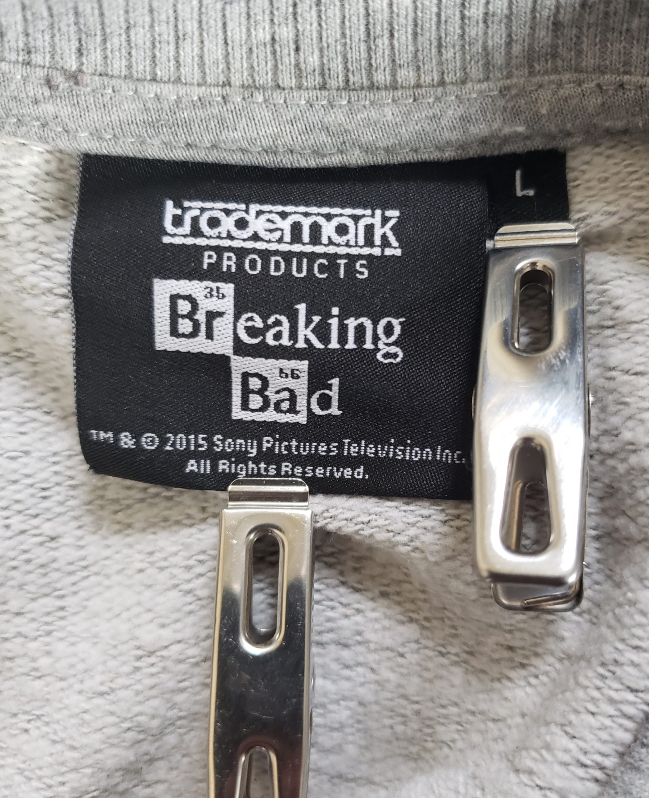 Світшот Breaking Bad сірий повсякденний одяг casual стиль 6 Світшот Breaking Bad сірий повсякденний одяг casual стиль - Зображення 6