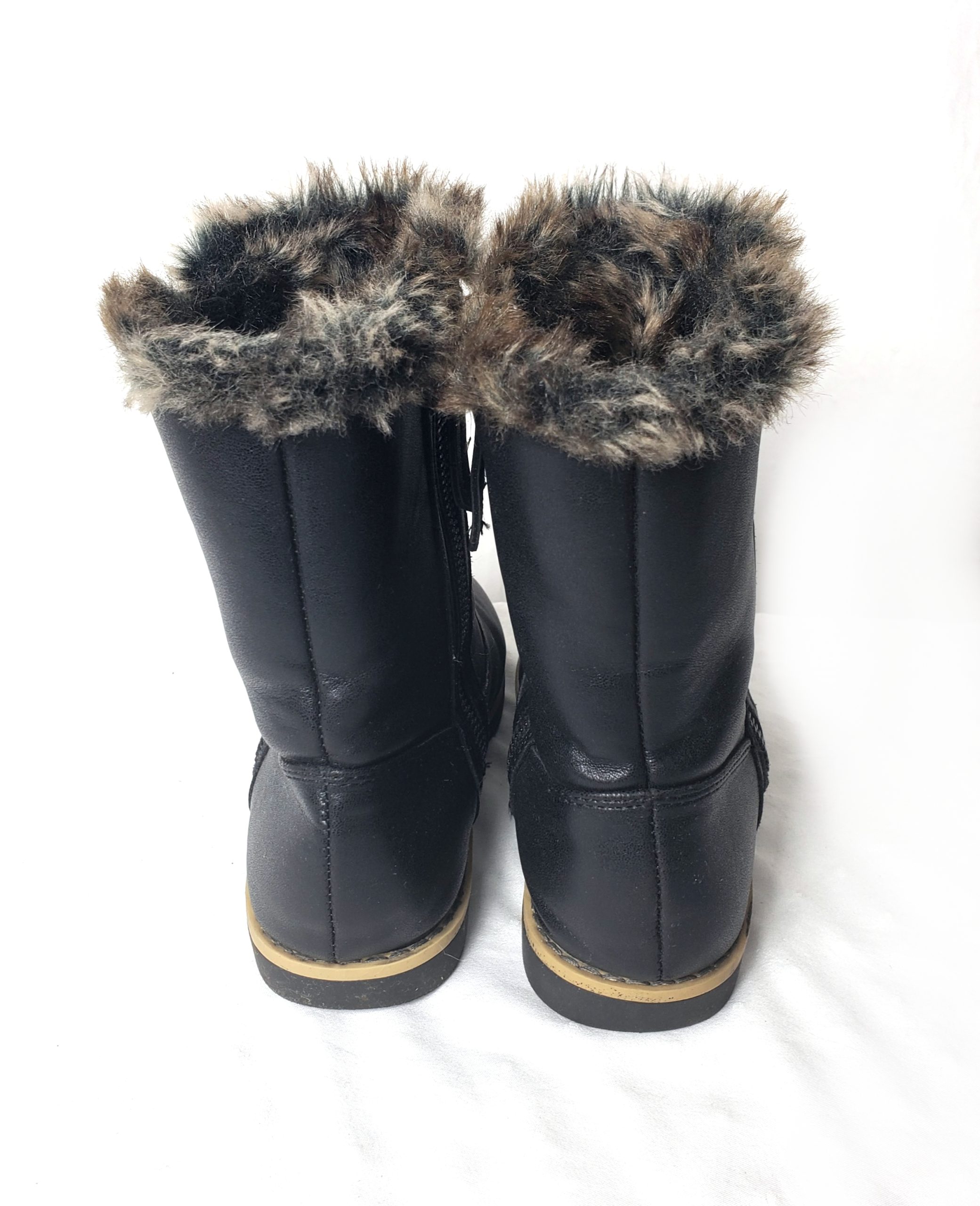 Стильні чорні зимові чоботи Next з хутром - елегантне взуття розмір 33.5 6 Стильні чорні зимові чоботи Next з хутром - елегантне взуття розмір 33.5 - Зображення 6