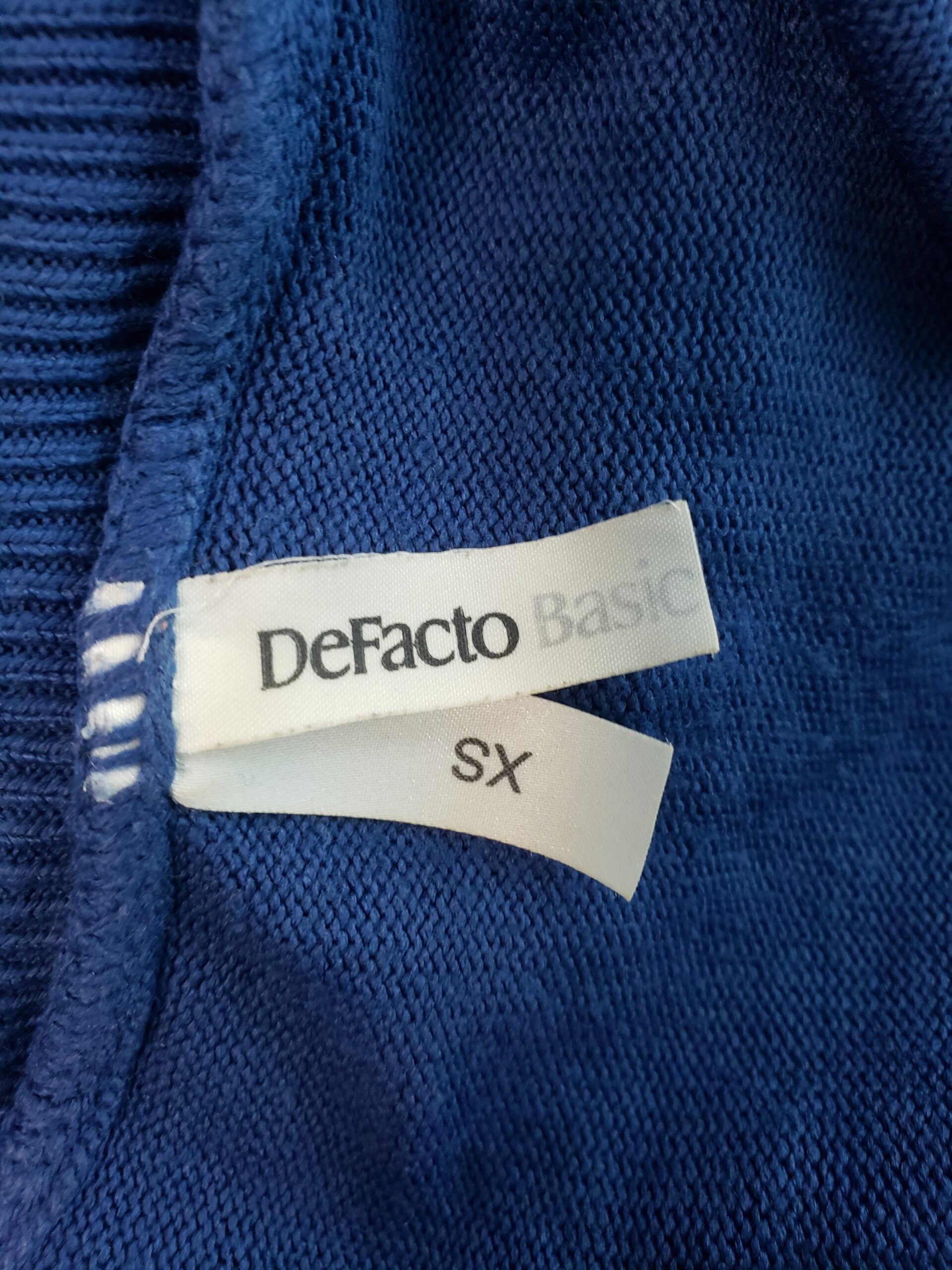 Стильний синій светр з горлом DeFacto - елегантний вінтажний трикотаж 3 Стильний синій светр з горлом DeFacto - елегантний вінтажний трикотаж - Зображення 3