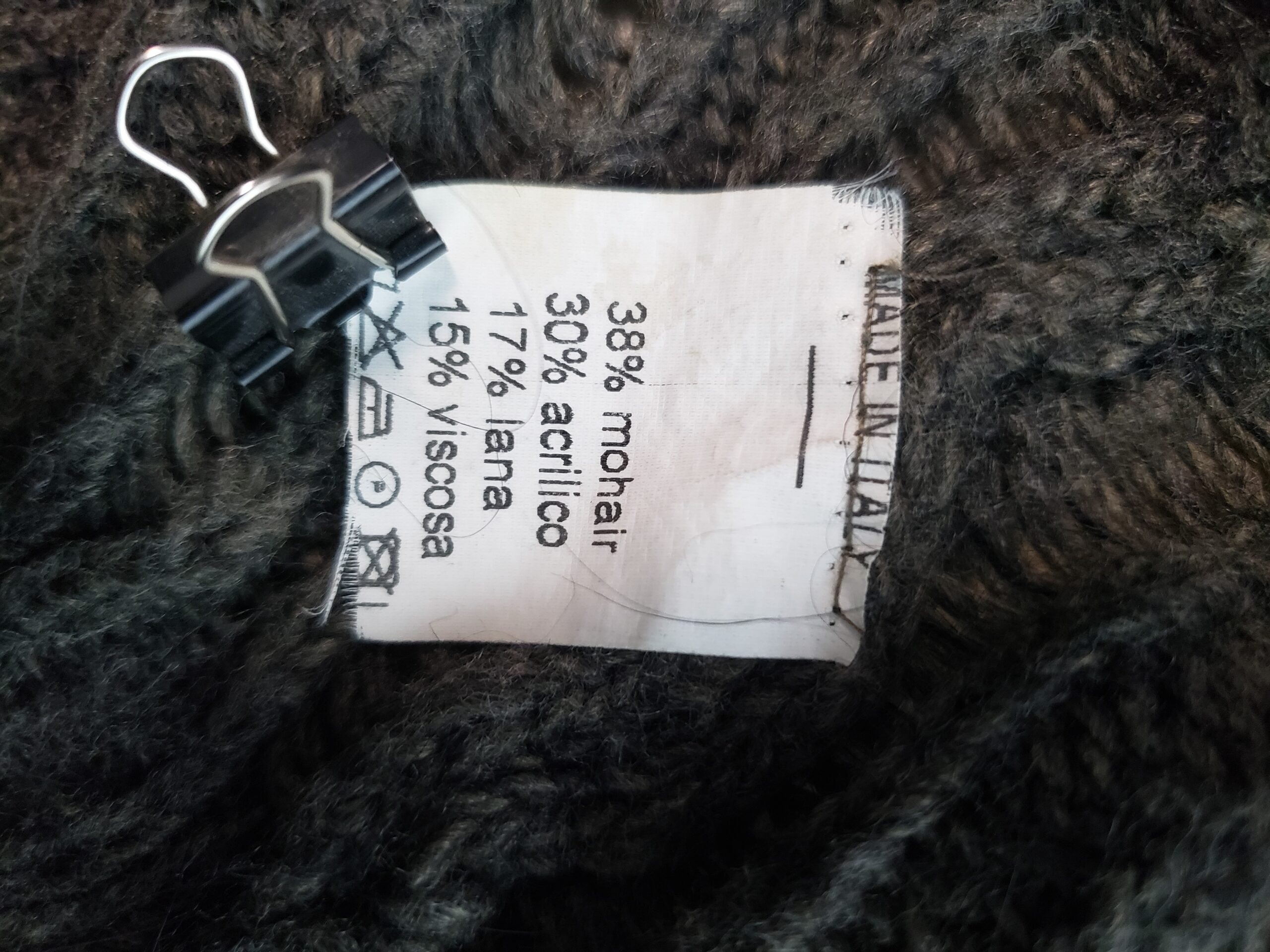 Темно-сірий в'язаний светр з мохером - ідеальний для осені та зими 5 Темно-сірий в'язаний светр з мохером - ідеальний для осені та зими - Зображення 5